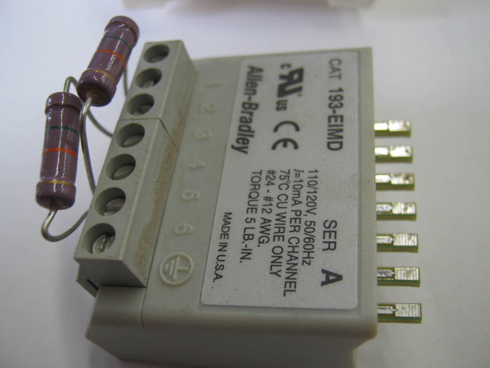 *LOT OF 2* ALLEN-BRADLEY 193-EIMD NFG INPUT INTERFACE MODULE