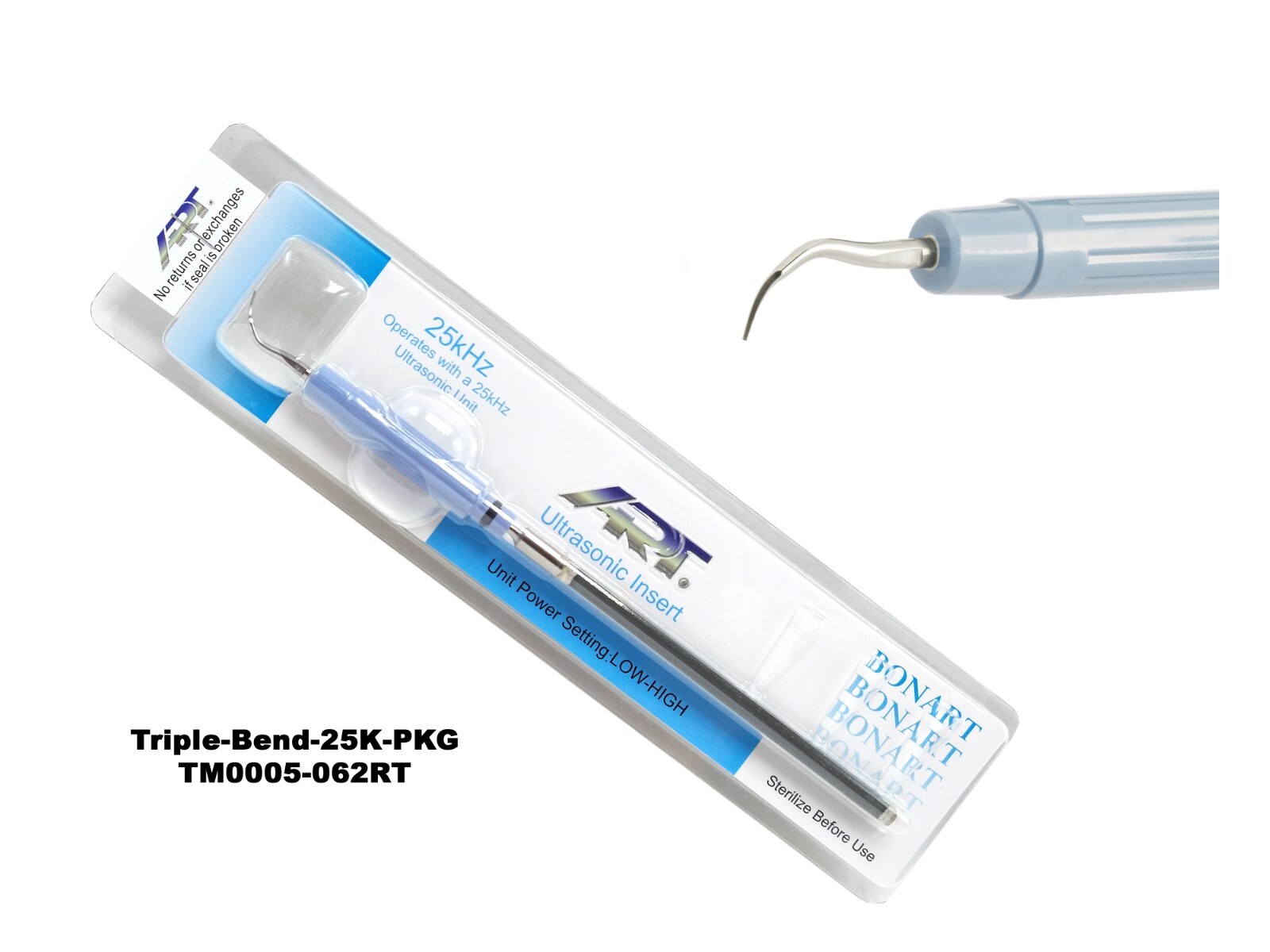 25K/30K Bonart Inserts-Tips for all Magnetostrictive Ultrasonic Units