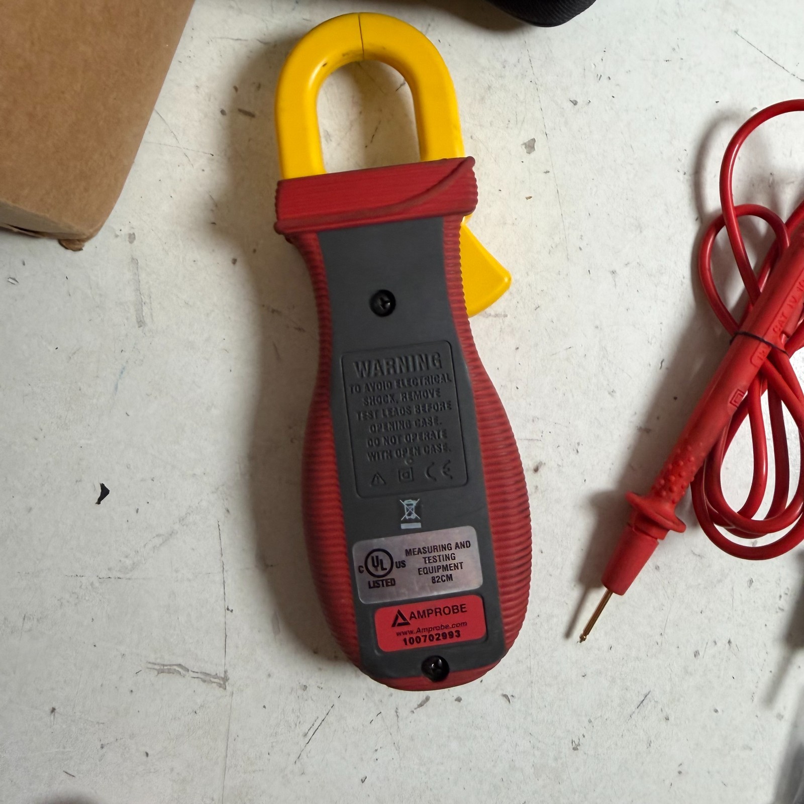 Amprobe ACD-14 PLUS Red CAT III 600V Handheld Dual Display Clamp-On Multimeter