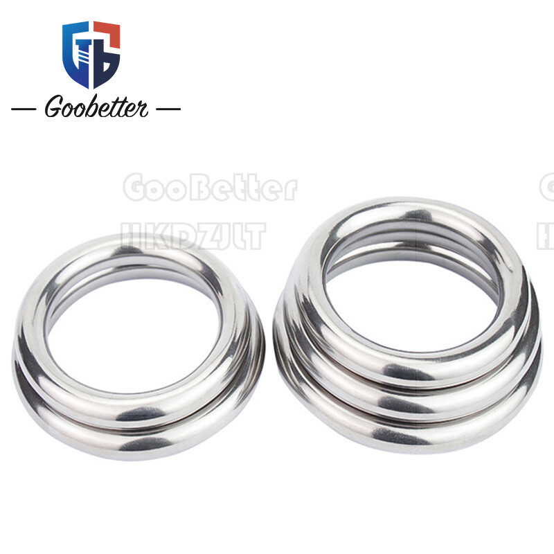 Stainless Steel 304 A2 Round O Rings, Mooring Ring M3 M4 M5 M6 M7 M8 M10 M12 M16