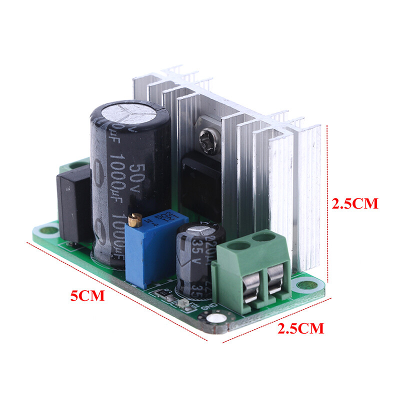LM317T Step Down Module Linear Regulator Power Supply with rectifier filter-ca