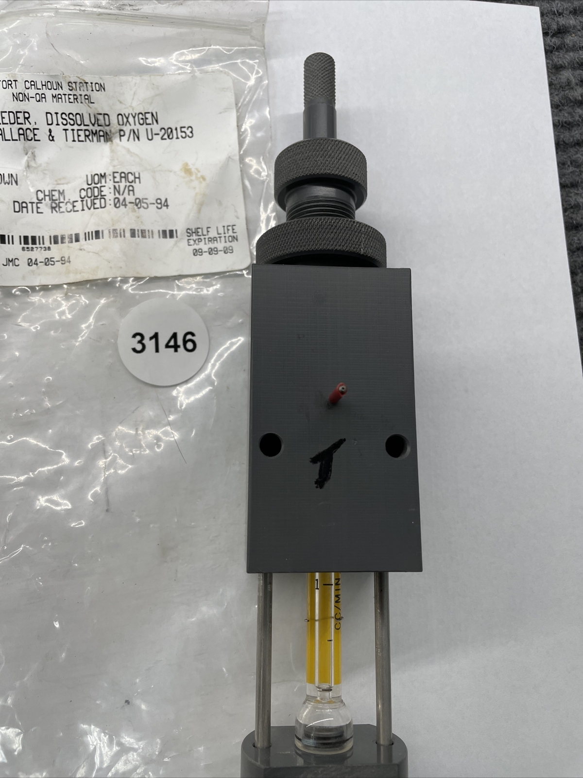 wallace tierman Dissolved Oxygen Analizer 6527738 u-20153