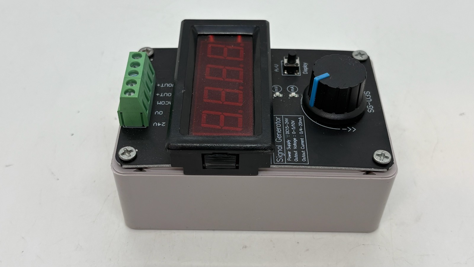 LOT OF 2: DROK SG-03S Signal Generator 0-10V 0/4-20mA Analog Simulator DC 12-24V