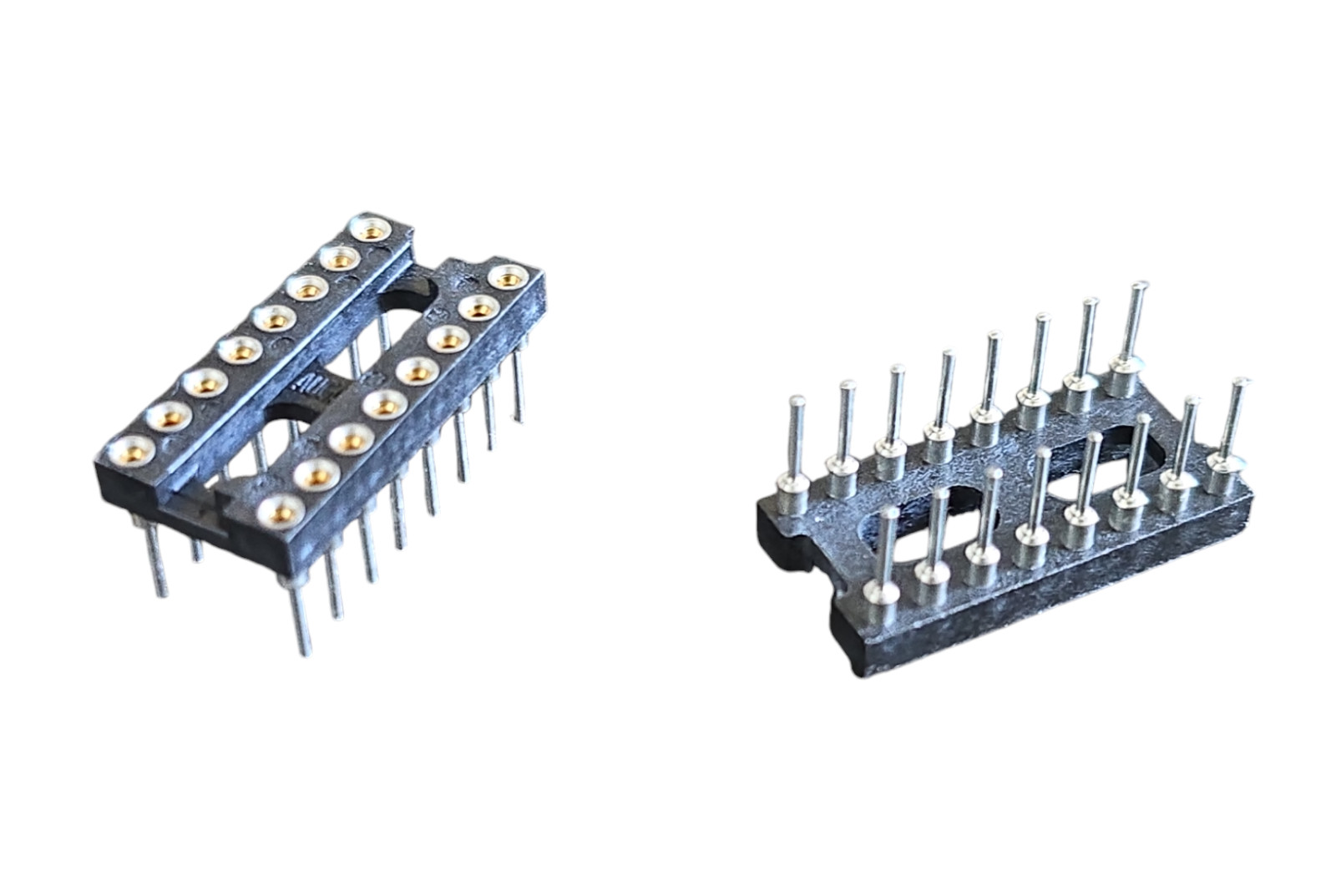 1 PCs 16 PIN 16PIN IC SOCKET ROUND HOLE FOR DIP16 16DIP DIP-16 Long Legs