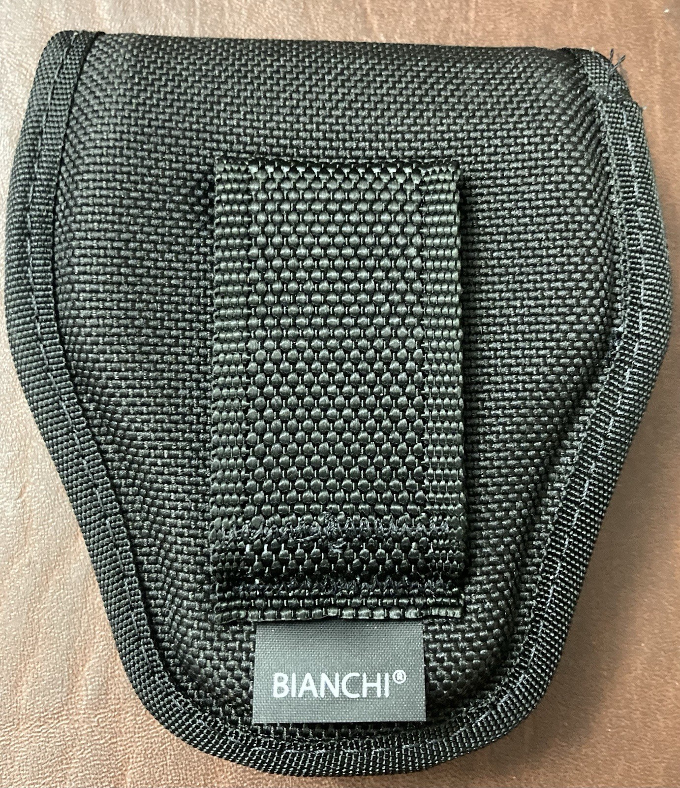 Bianchi AccuMold 7300 Covered Handcuff Case Black Hook & Loop MPN 23012