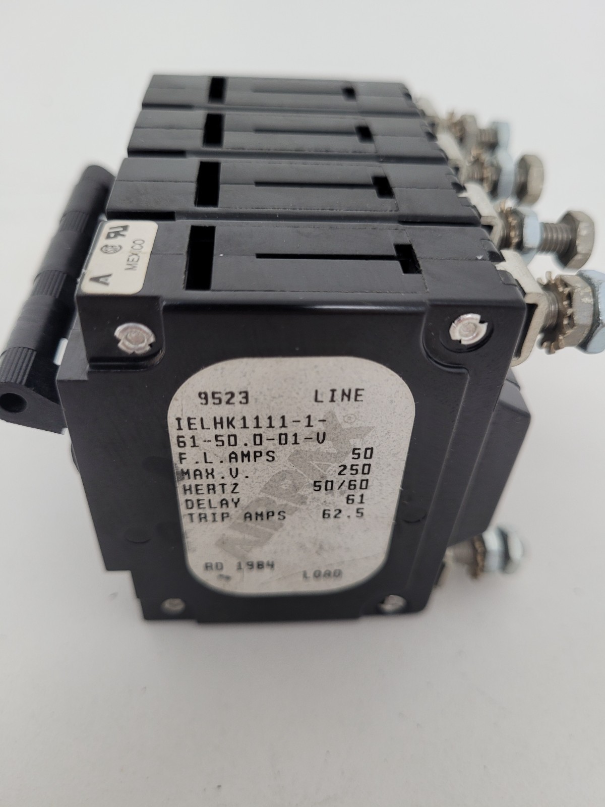 IELHK1111-1-61-50.0-01-V Airpax 250V 50FLA Circuit Breaker – Next Day Option