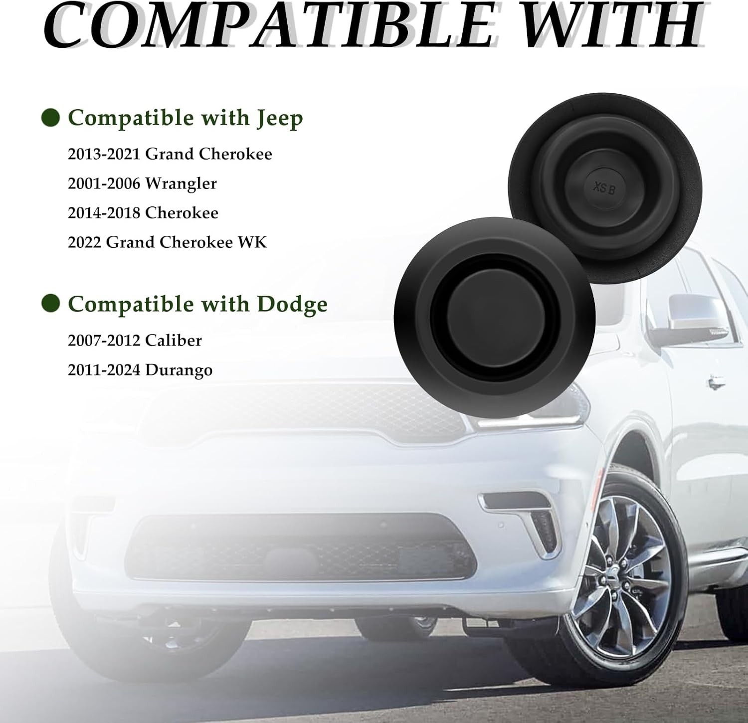 4PCS Round Car Floor Drain Plug, Rubber Plugs for Water&Dust Resistant, Professi