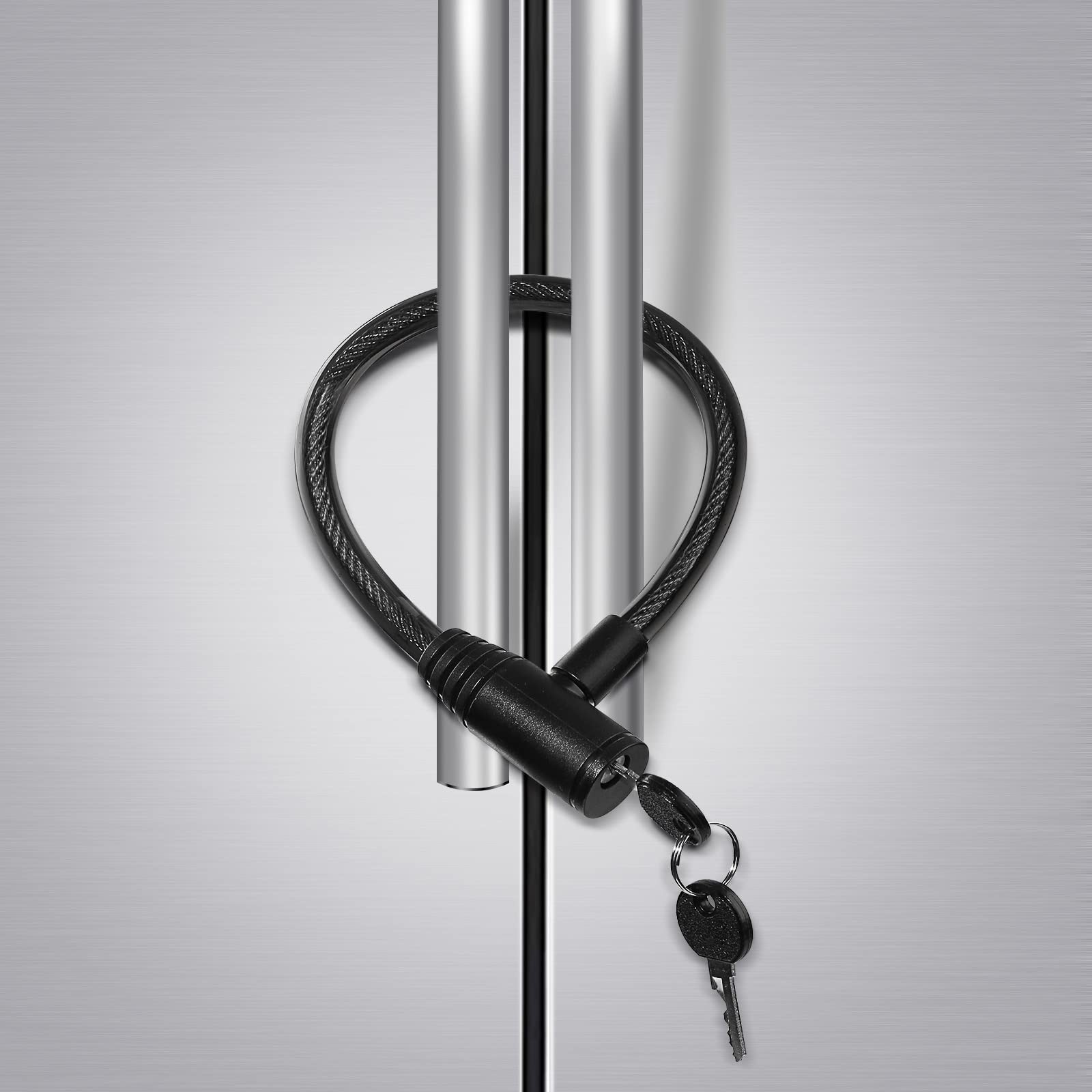 Fridge Lock, Childproof Refrigerator Lock with Keys for French Door Fridge an…