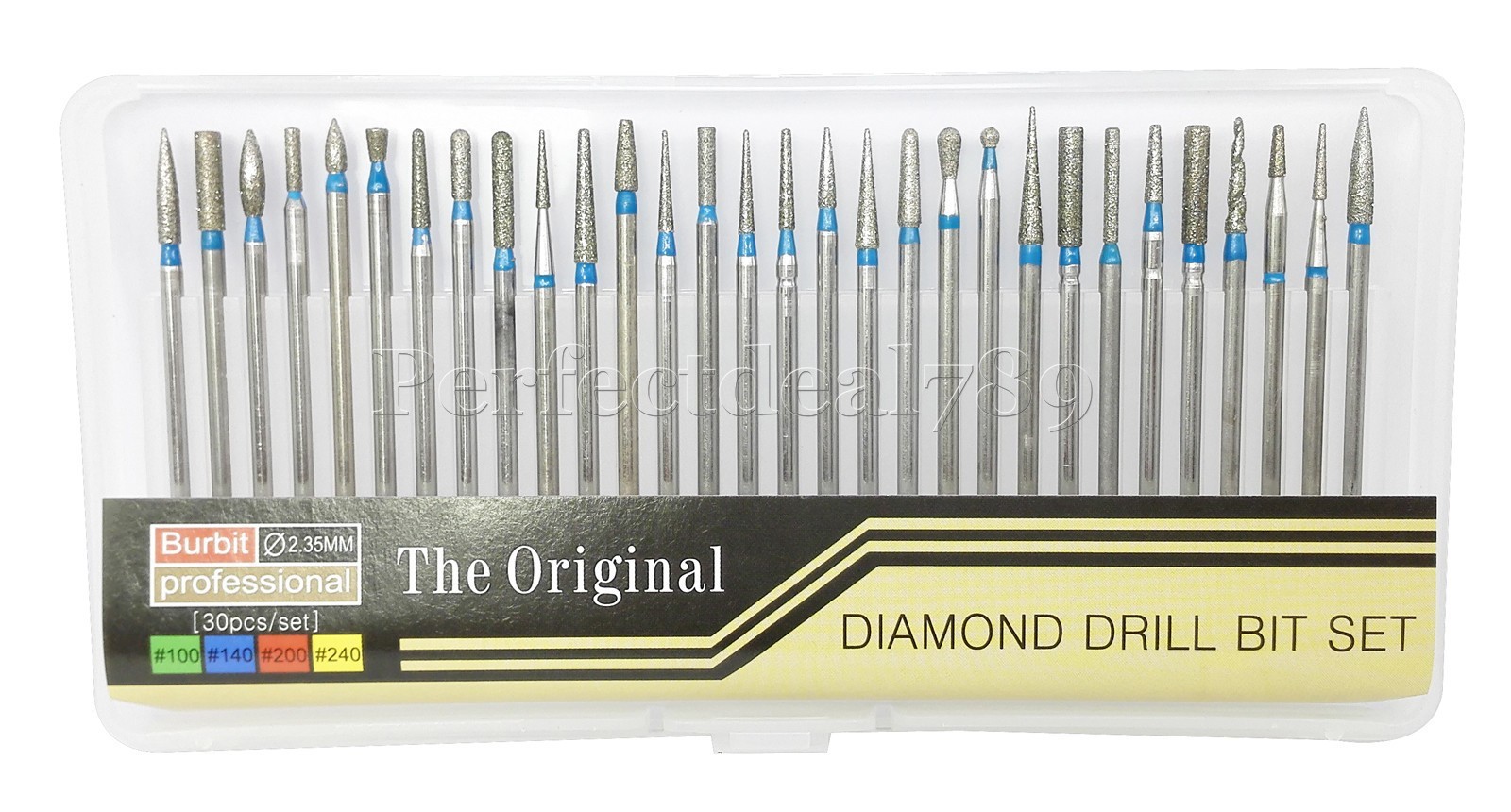 NSK Style Dental Low Speed Handpiece Straight Nose / Original Diamond Bur 2.35mm