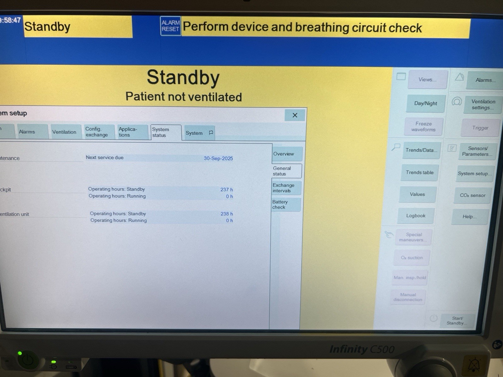 2020 Draeger Infinity V500 Adult, Pediatric & Neonate (zero Operational Hours)
