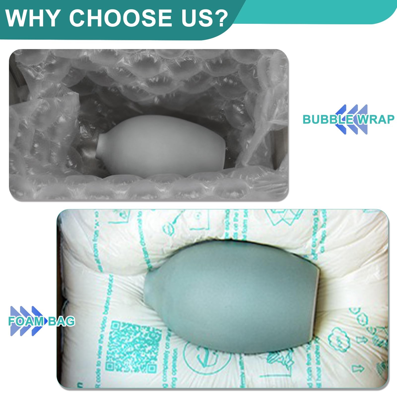 10 Pcs 14”x16” Foam Bag for Shipping, Expandable 16″L x 14″W, Pack of 10