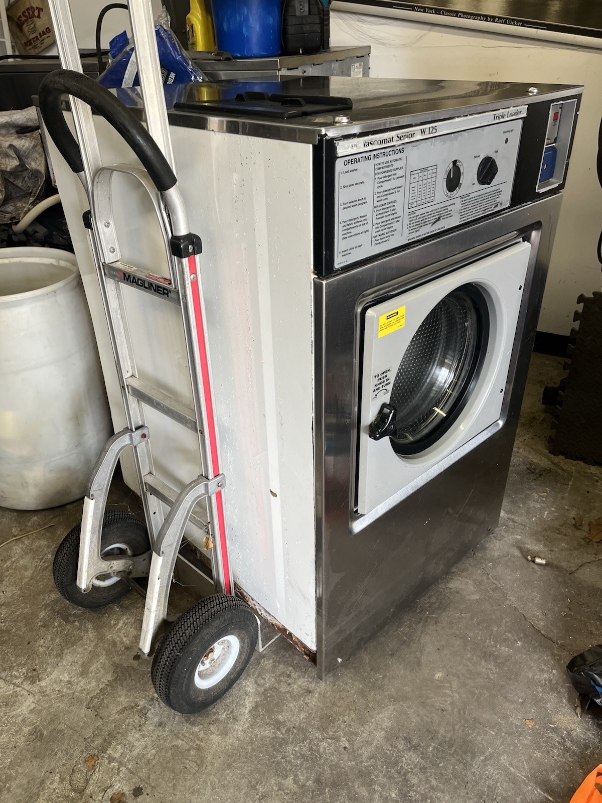 Wascomat Senior W 125 Commercial Washing Machine 35lb