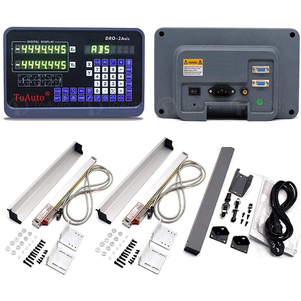 300mm*1500mm TTL Linear Scales 2Axis DRO Digital Readout Full Kit for Mill Lathe