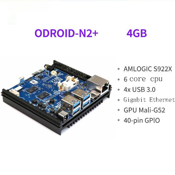 Hardkernel ODROID N2+ 4GB RAM Amlogic S922x Development Board New
