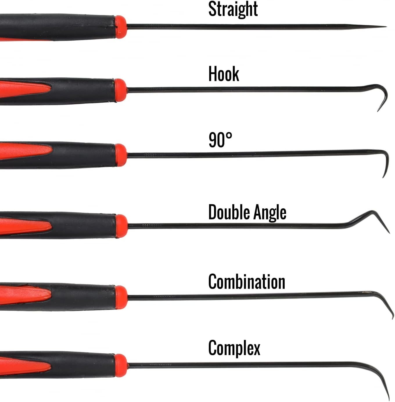 Hook and Pick Precision Gold Prospecting Crevice Tool Set 6 Pieces
