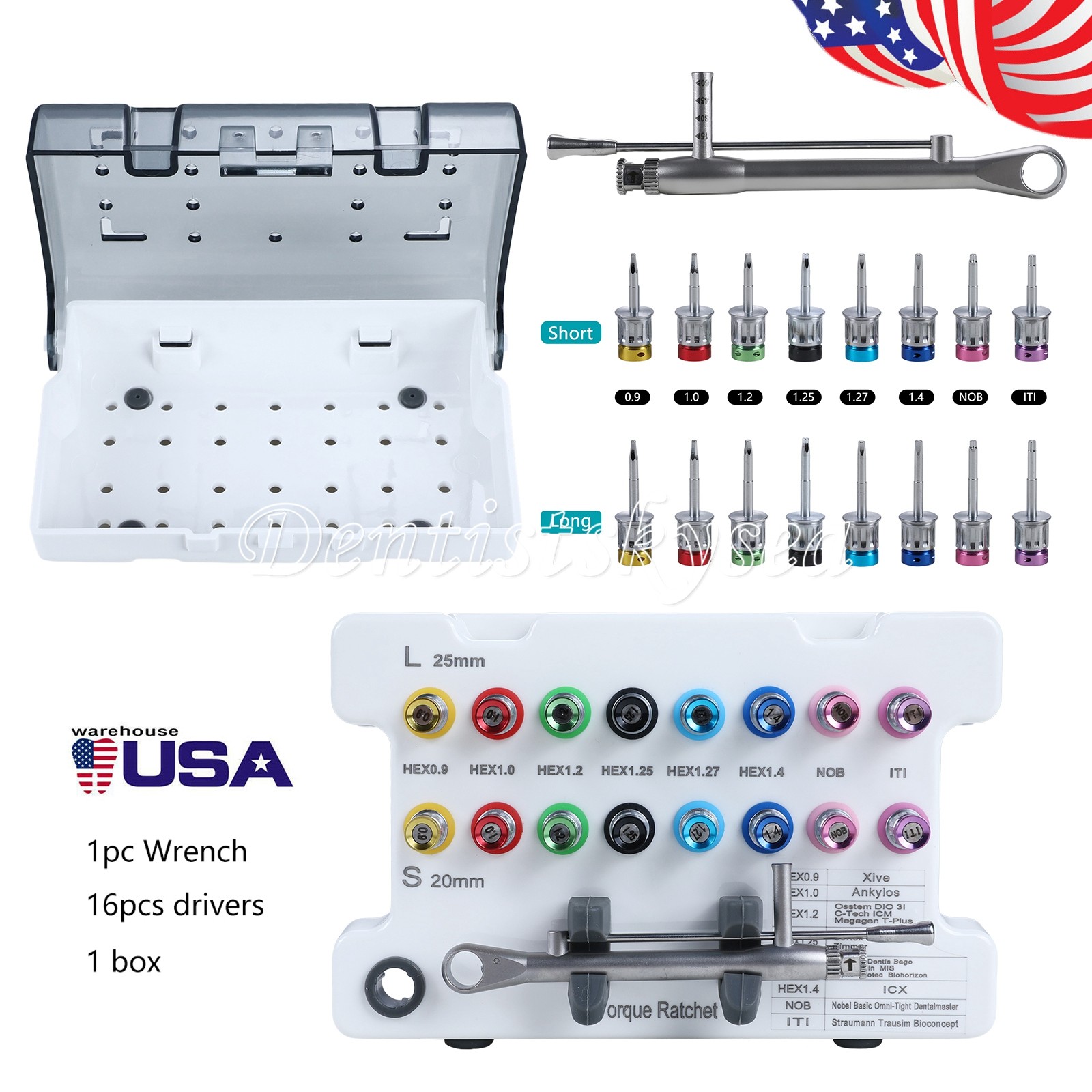 NSK Style CICADA 16:1 Reduction Dental Endo Endodontic Contra Angle Handpiece LI