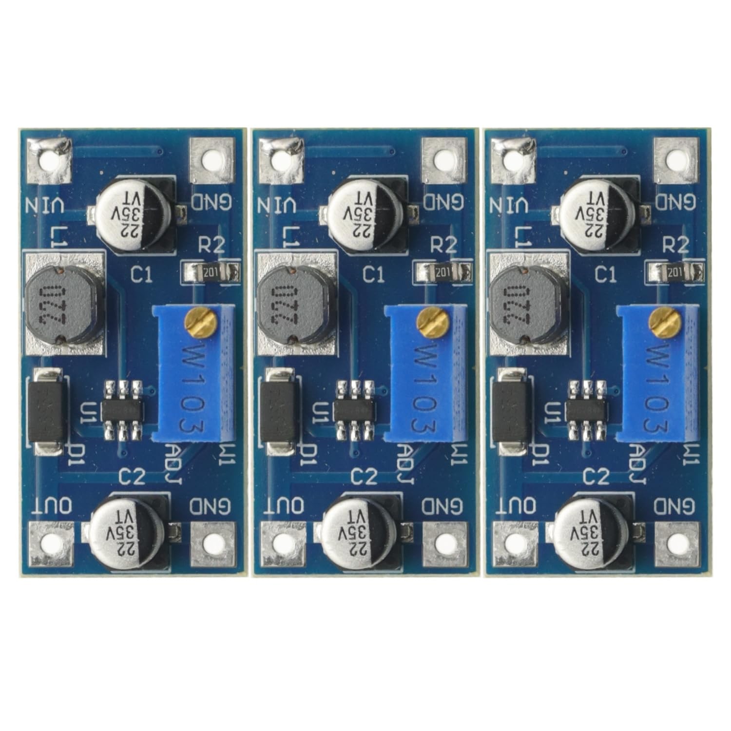3PCS 2A DC-DC Boost Step up Volt Converter Power Supply 2-24V to 3v 5v 6v 9v 12v