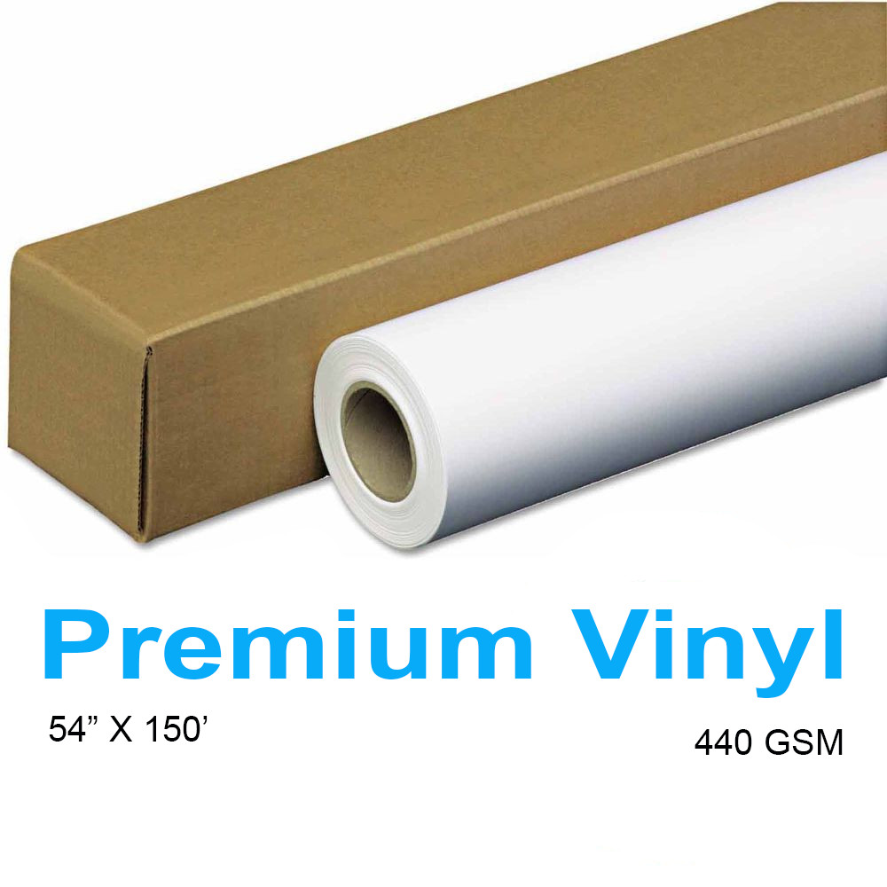 54″ MATTE SCRIM Banner Eco-Solvent Latex UV PVC Vinyl Roll 13oz – 54″ x 167′
