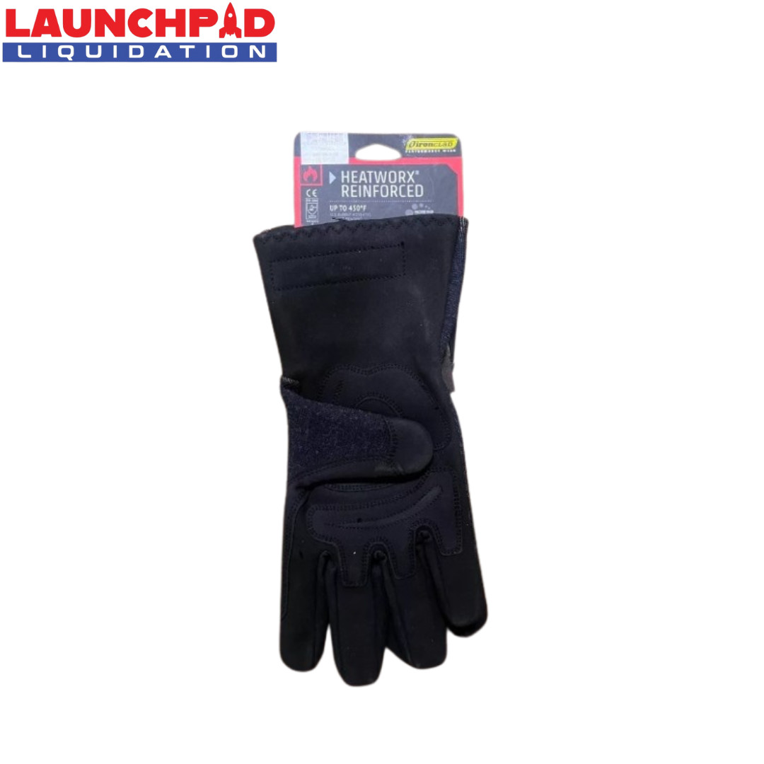 Ironclad Heat Resistant Mechanic Fabricator Performance Gloves w/Kevlar Hw4-04-L
