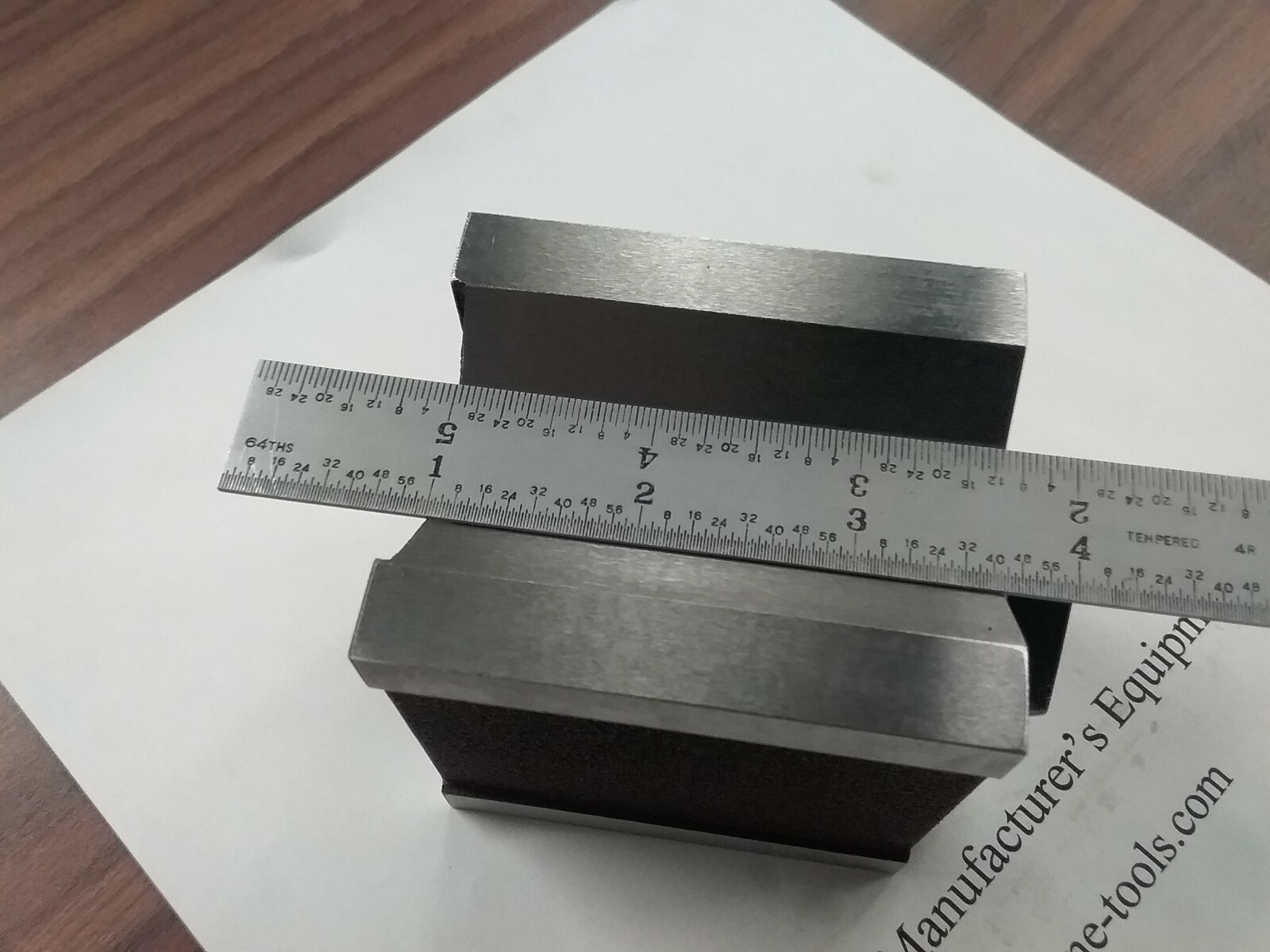 2-7/8×2-3/8×2-3/4″ on/off magnetic Knob V-BLOCK 260 lbs mag power #706P-150
