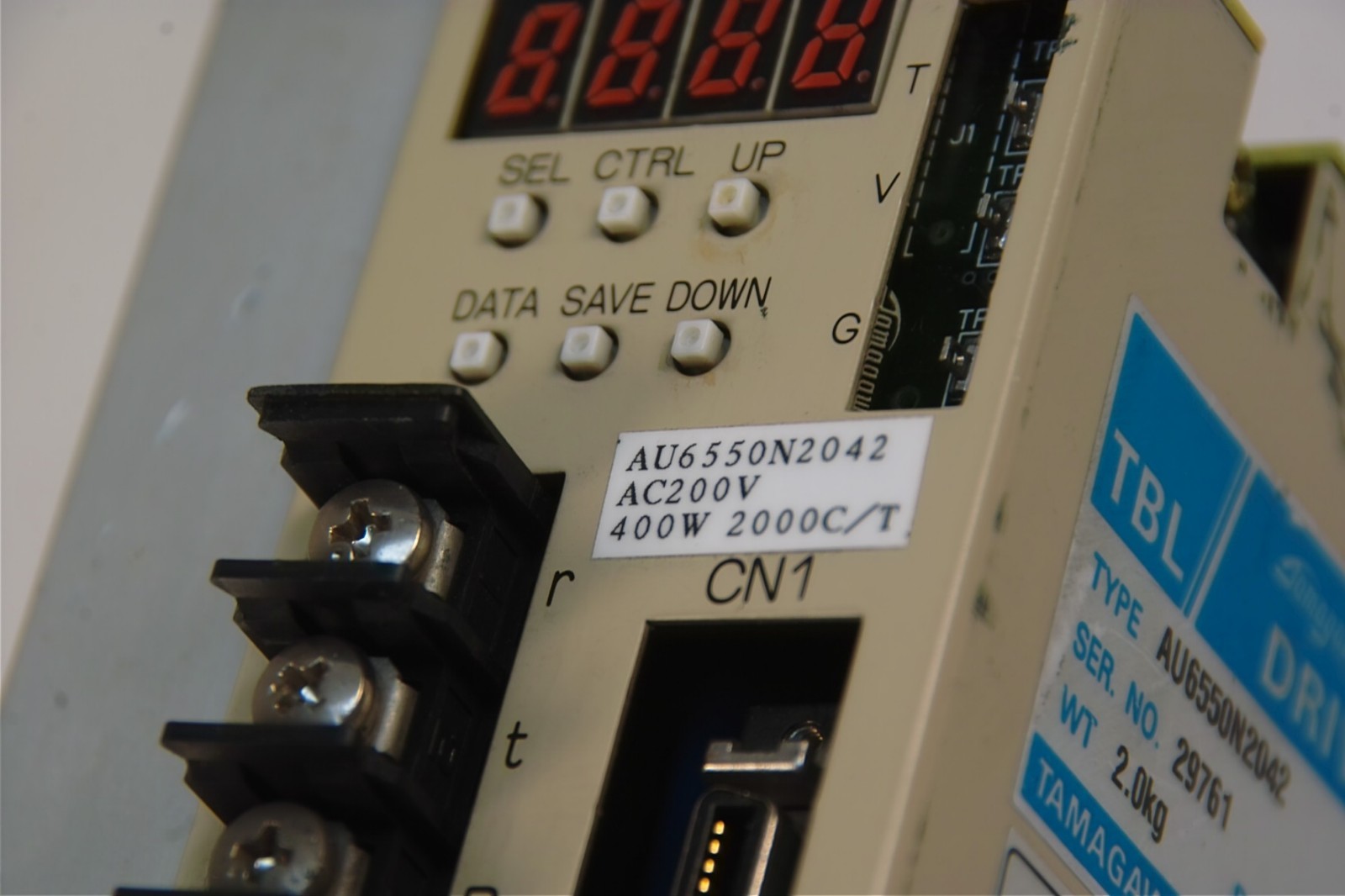 TAMAGAWA TBL DRIVER AU6550N2042 AC 200V, 400W ,2000C/T FREE SHIP