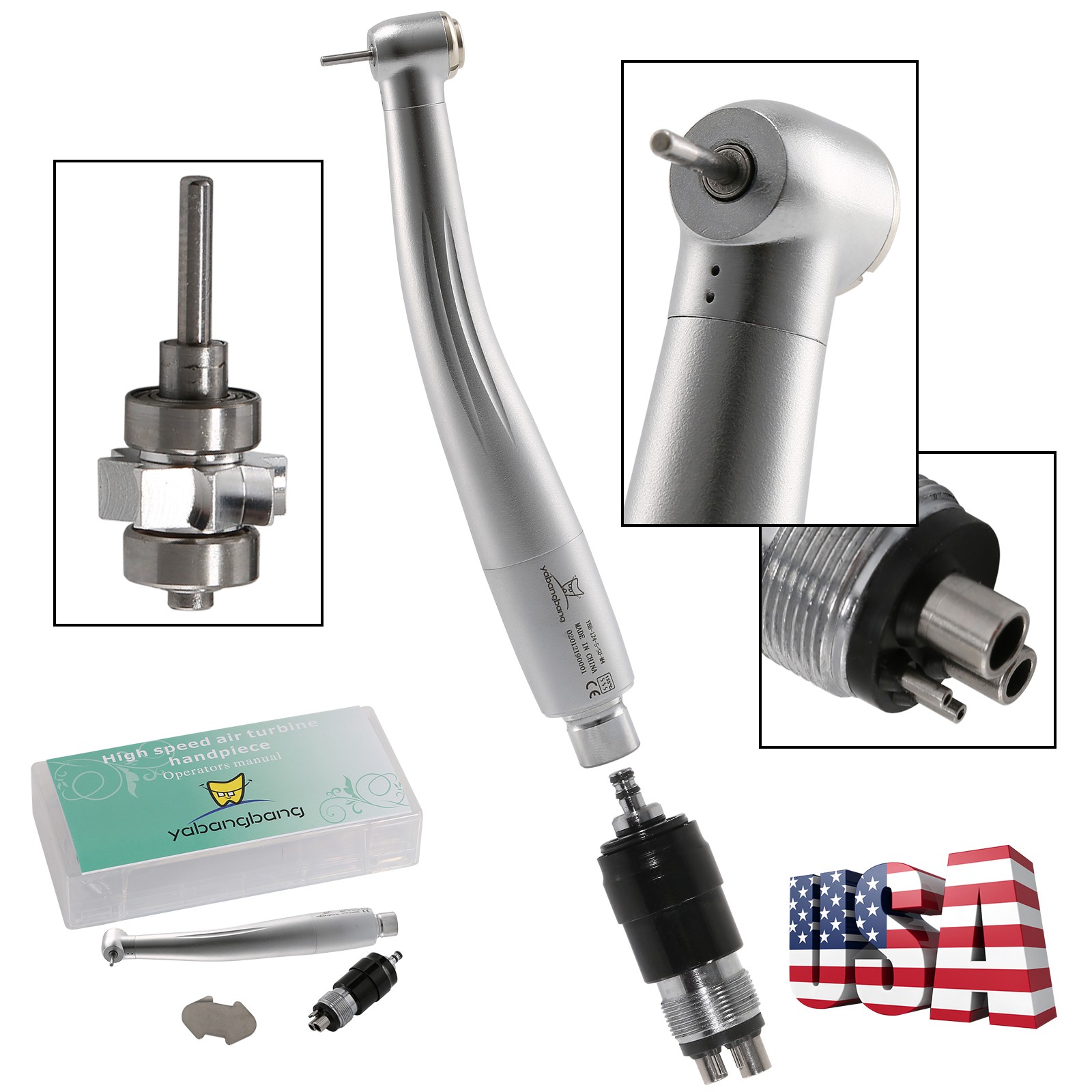 Dental High Speed Turbine Handpiece NSK Style 4H Quick Coupler YBNKM