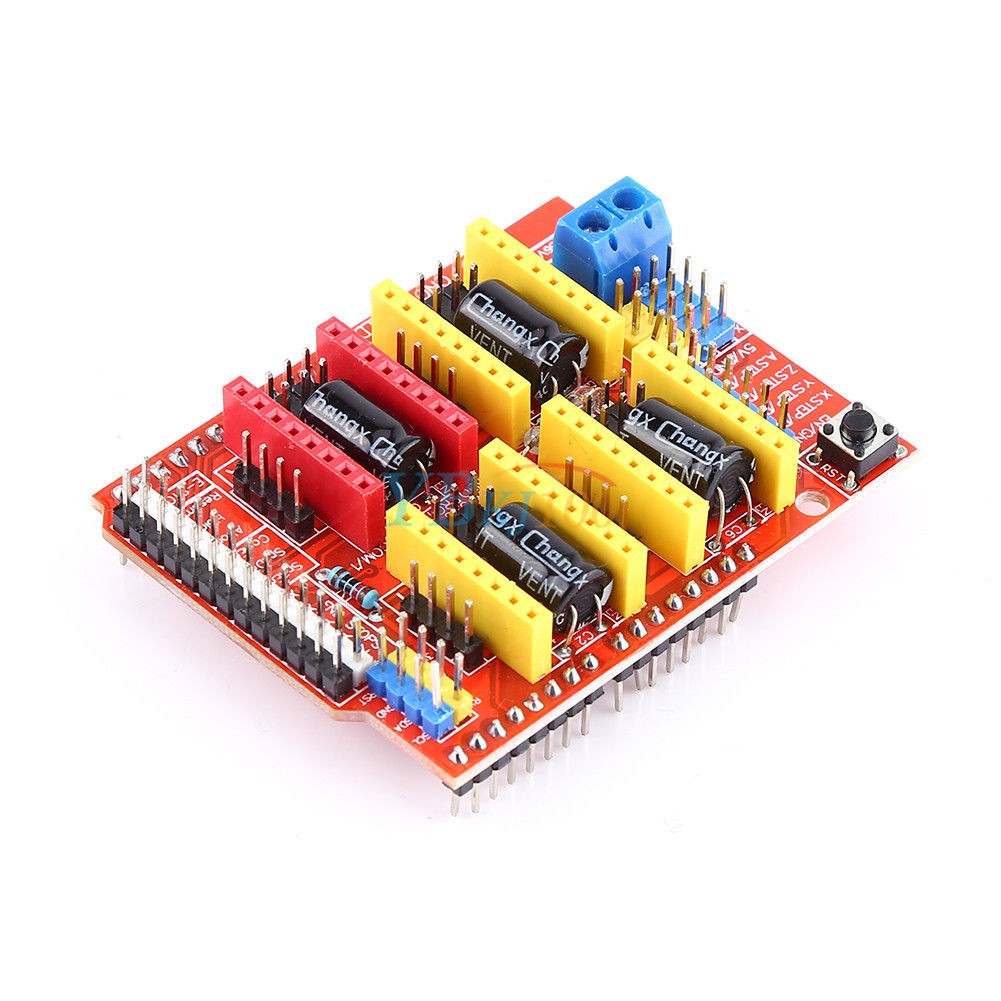 CNC Shield V3 4-Axis + A4988 Stepper Drivers for Arduino UNO MEGA GRBL 3D Prntrs