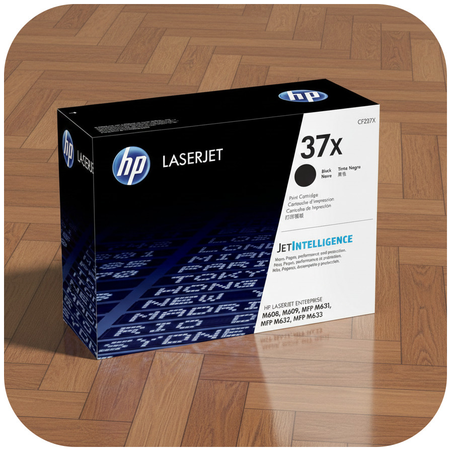 HP 37X High Yield Black Toner Cartridge LaserJet CF237X – New Sealed Box