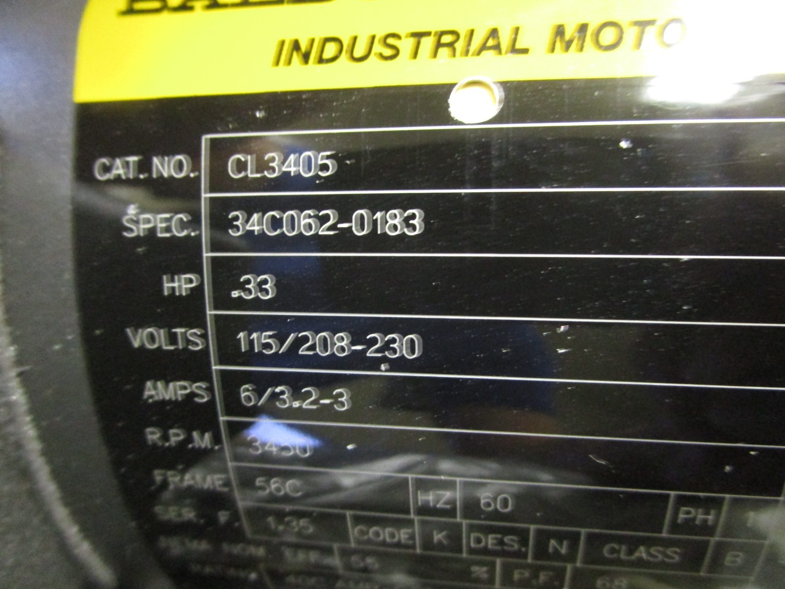 MP End Suction Centrifugal Pump and Motor Unit | MP22746 Baldor CL3405