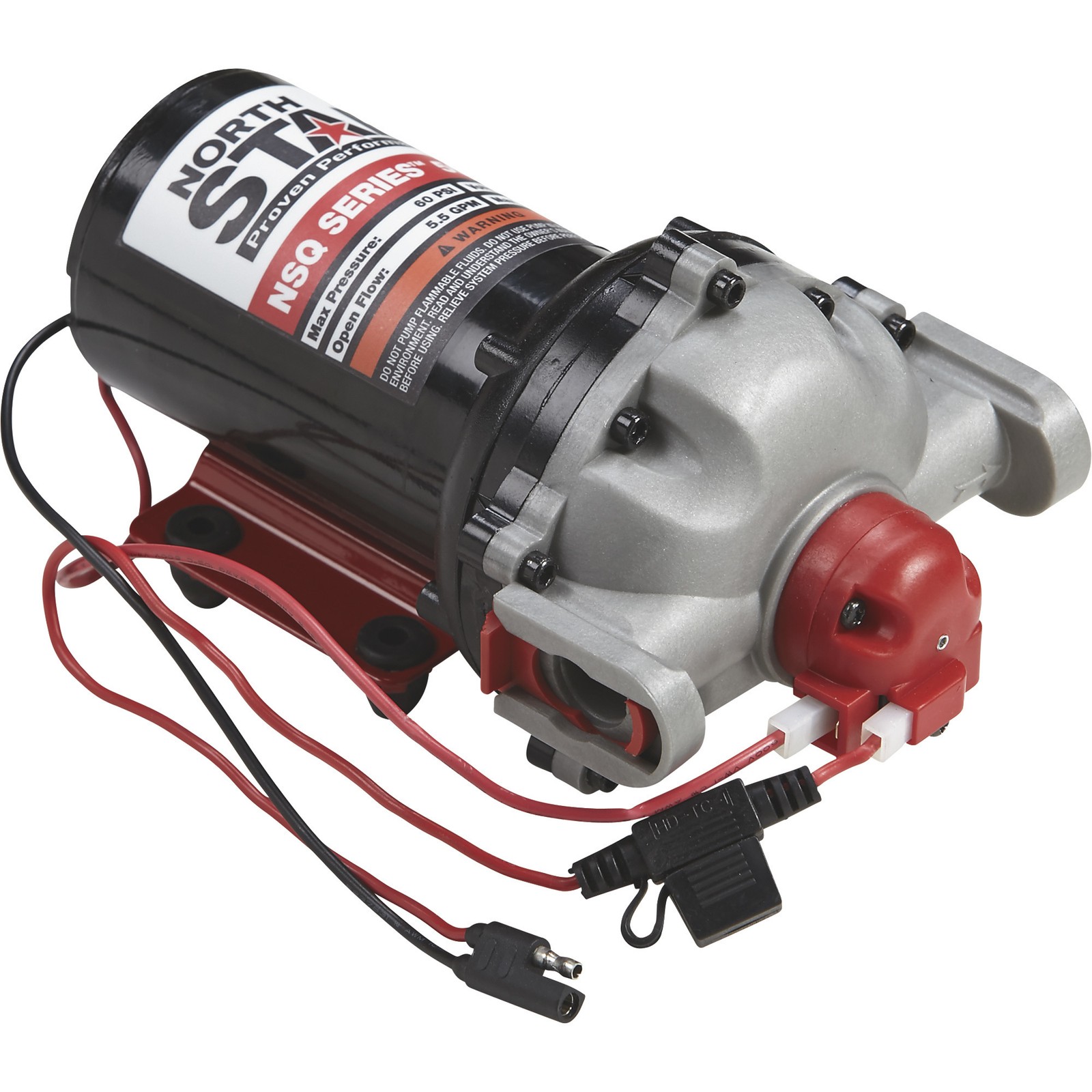 NorthStar NSQ Series 12V On-Demand Sprayer Diaphragm Pump with Quick-Connect