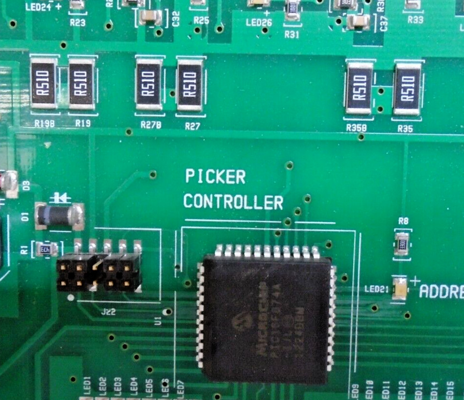 Used FME Forte Micro Picker Controller PCB Board | PCB #DVD-36-000-05 (RB)