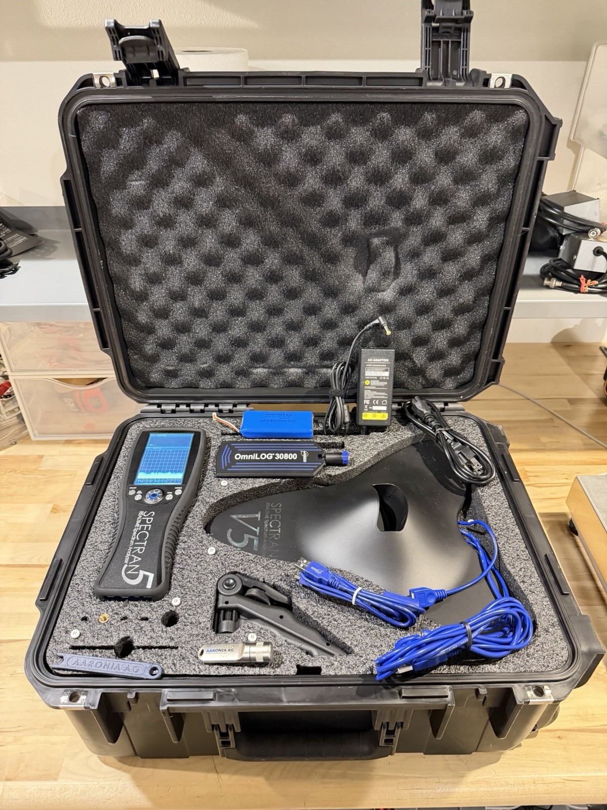 AARONIA SPECTRAN HF-80200 V5 REAL-TIME SPECTRUM ANALYZER (9KHZ-20GHZ) SHIPS FREE