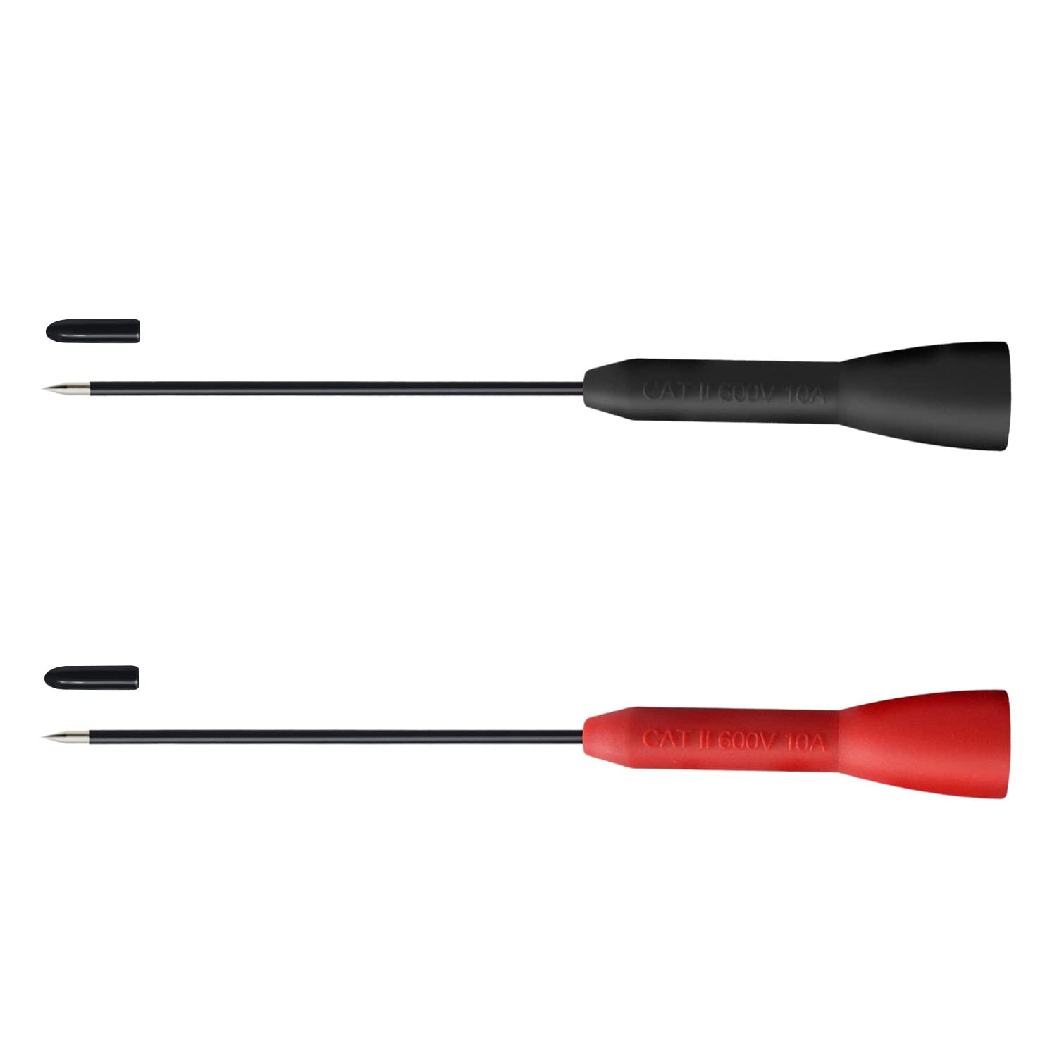 2 Pack 2Mm Extended Needle Test Probes, 600V/10A Non-Destructive Multimeter Test