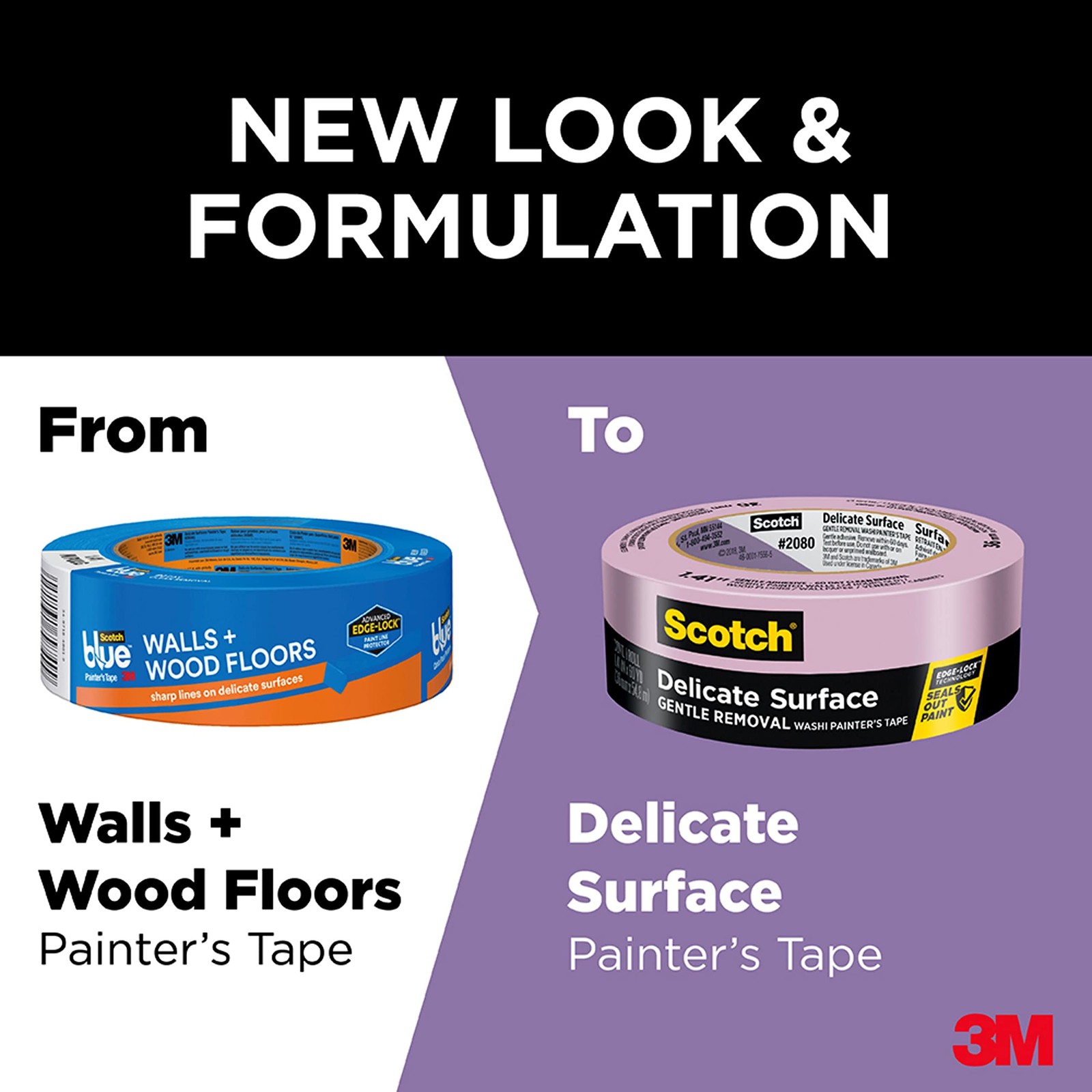 Scotch Delicate Surface Painter’s Tape 1.41 Inch Wide for Clean Edges 60 Day Use