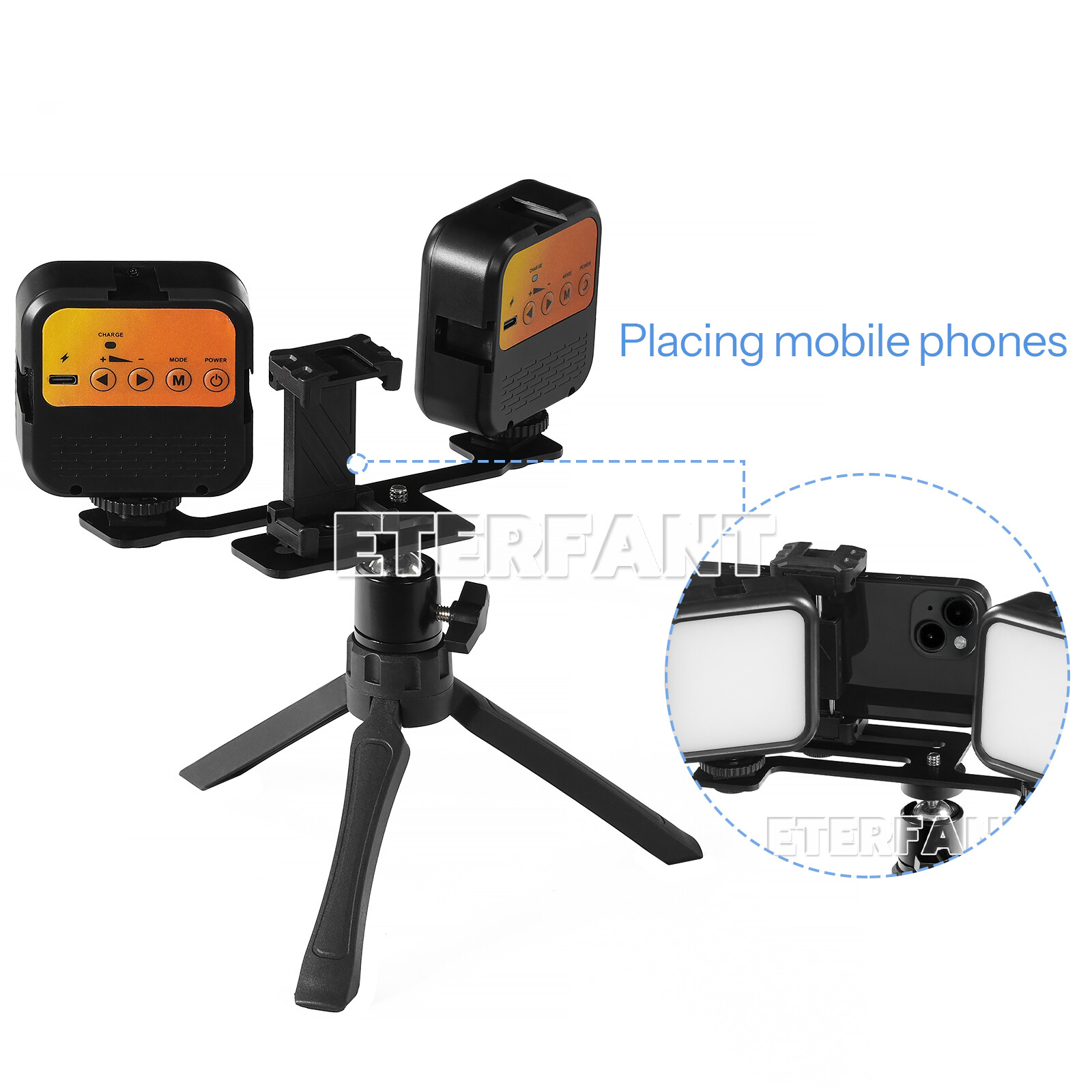 ETERFANT Dental LED Fill Light Oral Photography Flash Light Lighting Brightness