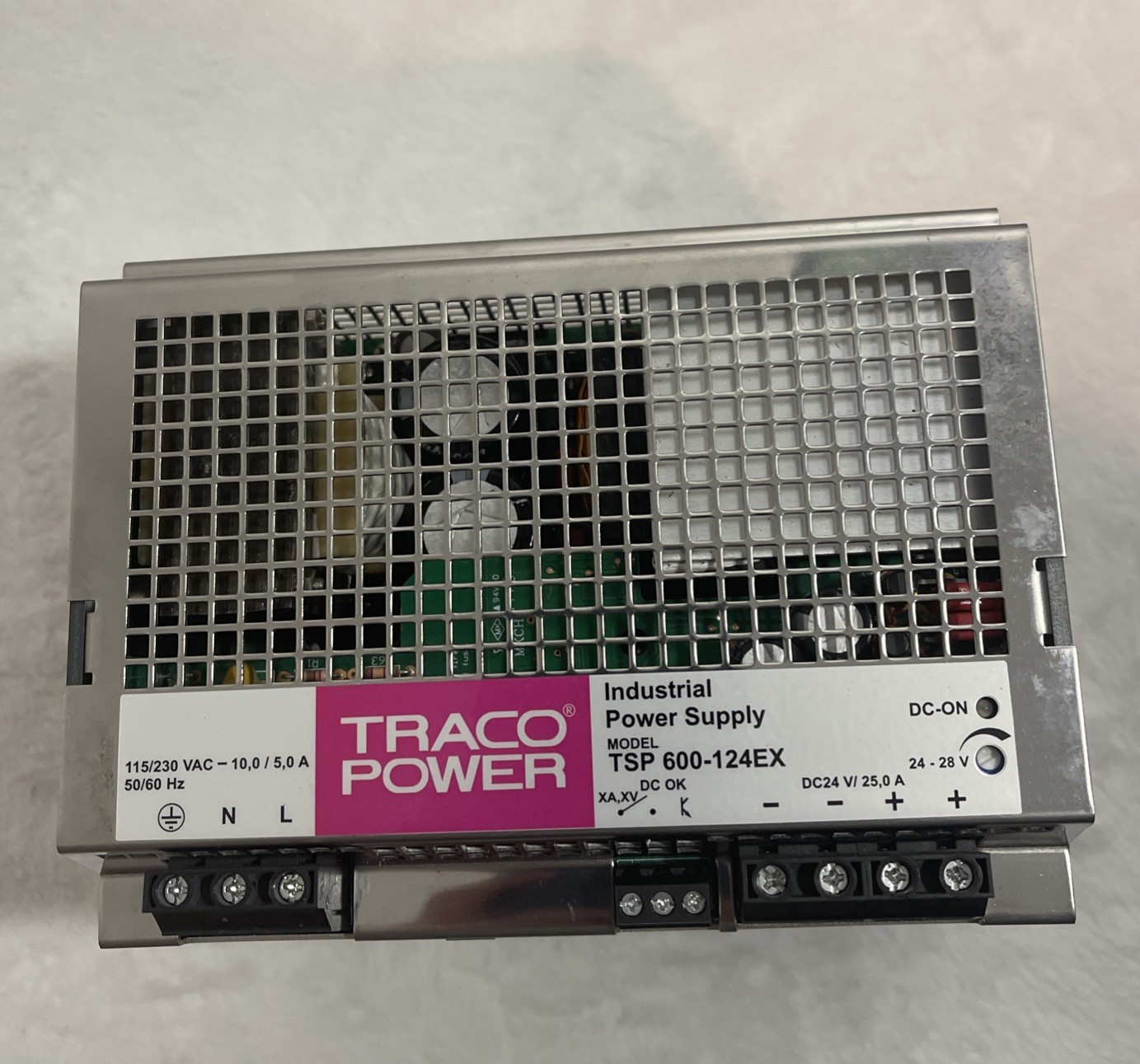 TRACO POWER INDUSTRIAL POWER SUPPLY TSP 600-124EX New Without Box
