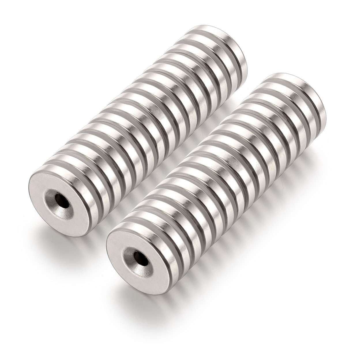 Lot Countersunk Ring Round Disc Strong Neodymium Magnets Rare Earth Hole N35