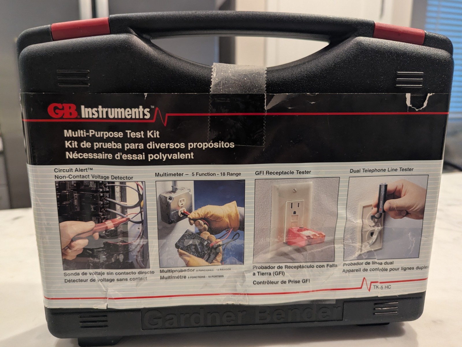 Gardner Bender TK-5 HC CAT III Digital Multimeter Test Kit 600V 10A 2000ct