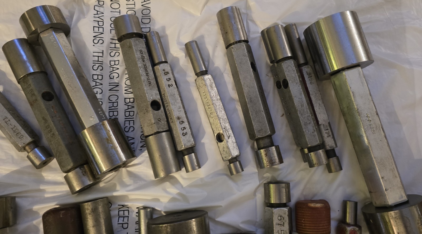 Lot of 27 CL Z PIN PLUG GAGE GO NO GO Mostly .5 to 1 inch FREE SHIP 260115