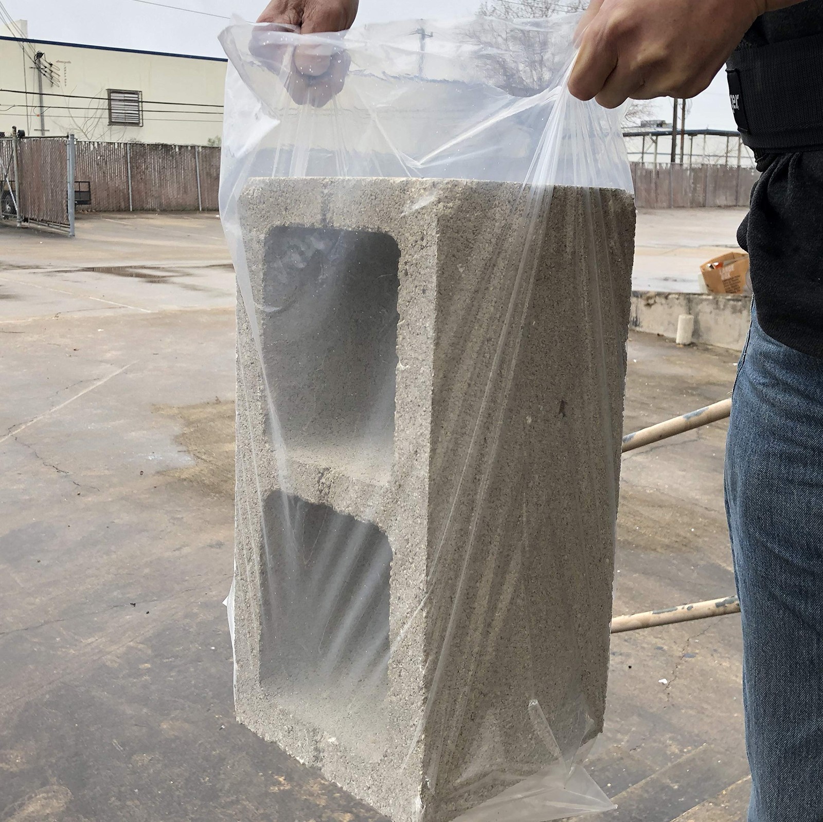 Allgala Heavy Duty PE Thick 3 mil Open-End Plastic Packaging Bags/Clear – 18×24-
