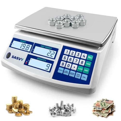 Industrial Counting Scale 66lb/30kg 0.1g Digital Parts Coins