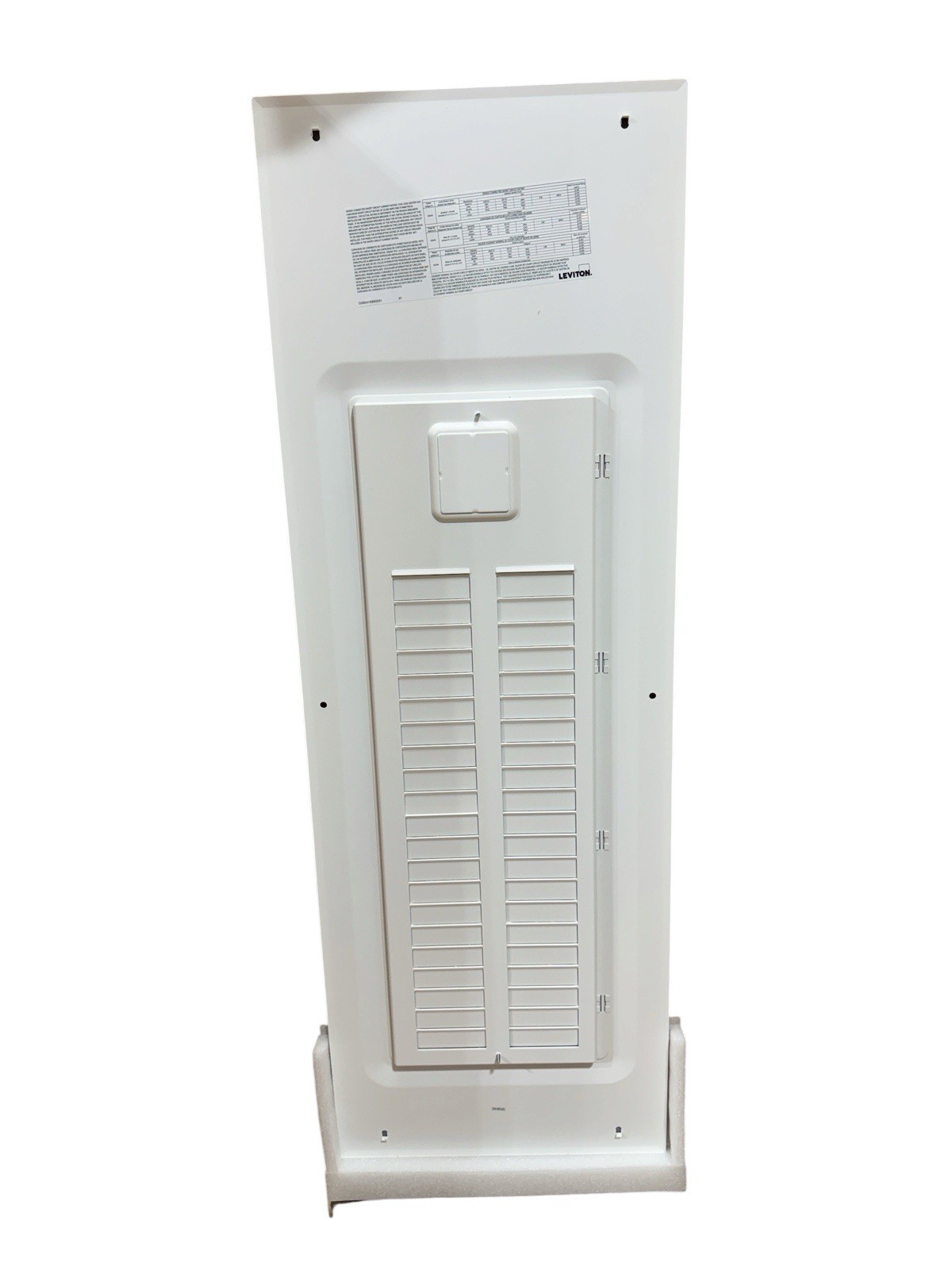 Leviton 42 Space Indoor Load Center Cover and Door with Window LDC42-W White New