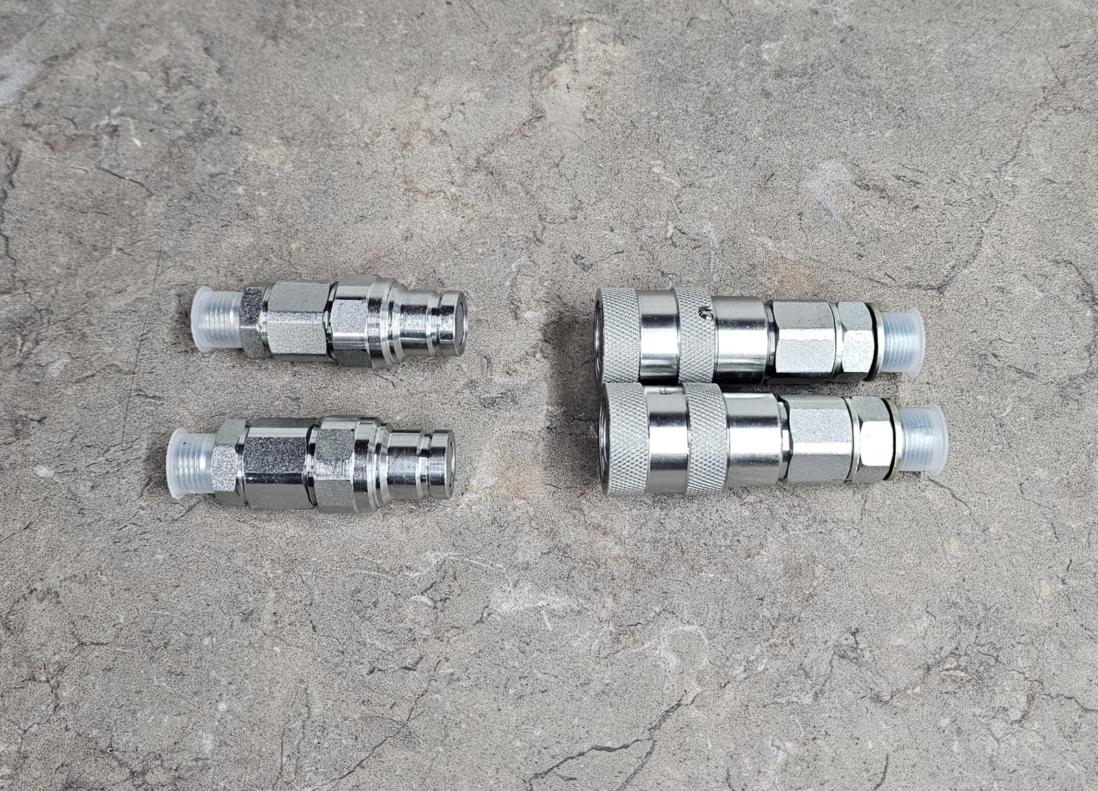 3/8 – DIN L08 & 3/8 BSPP – Flat Face Quick Connect Mini Excavator AGT Chinese