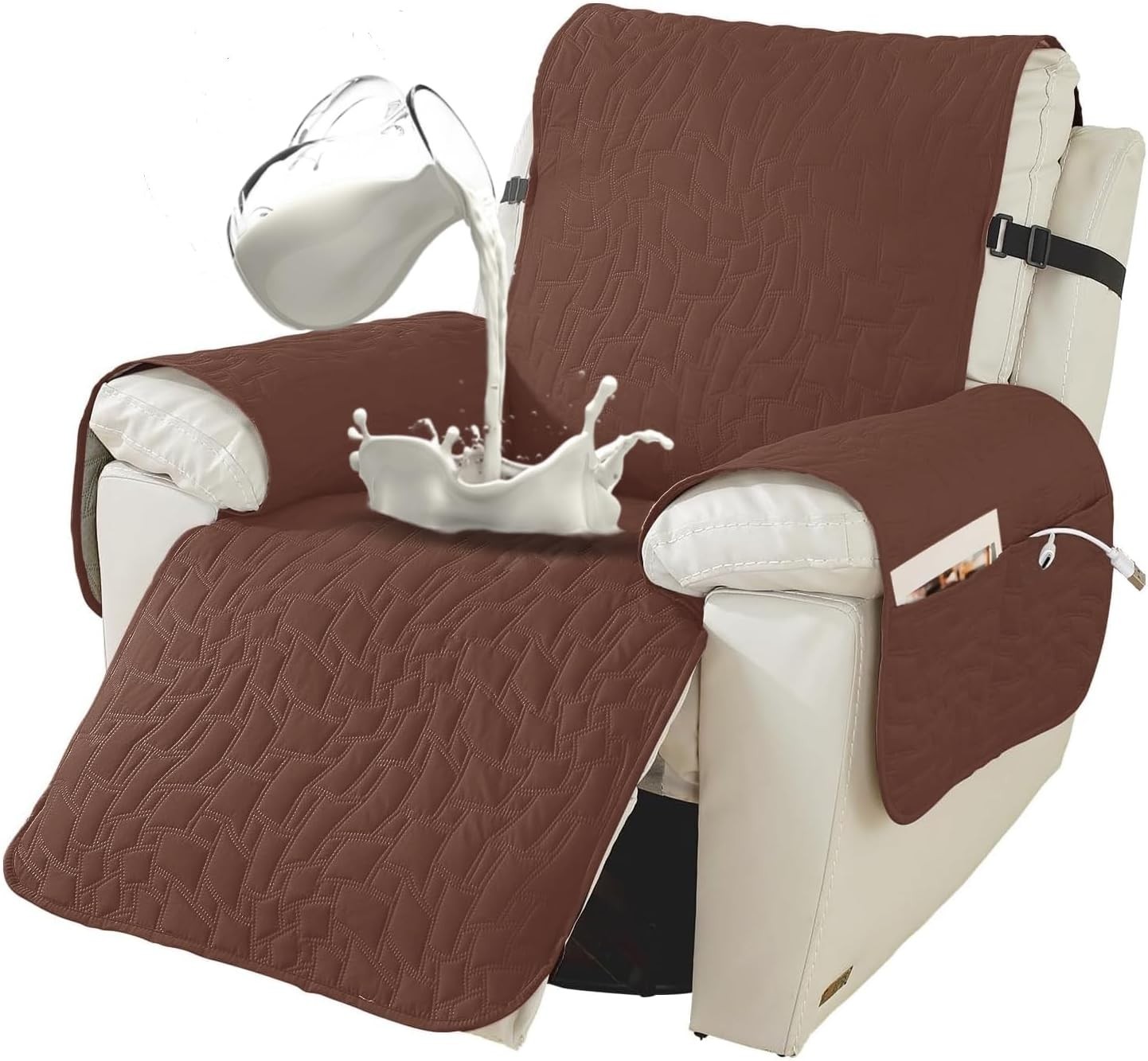 Cubierta 100% Impermeable Para Reclinable Funda Sillon Reclinable Protector Sala