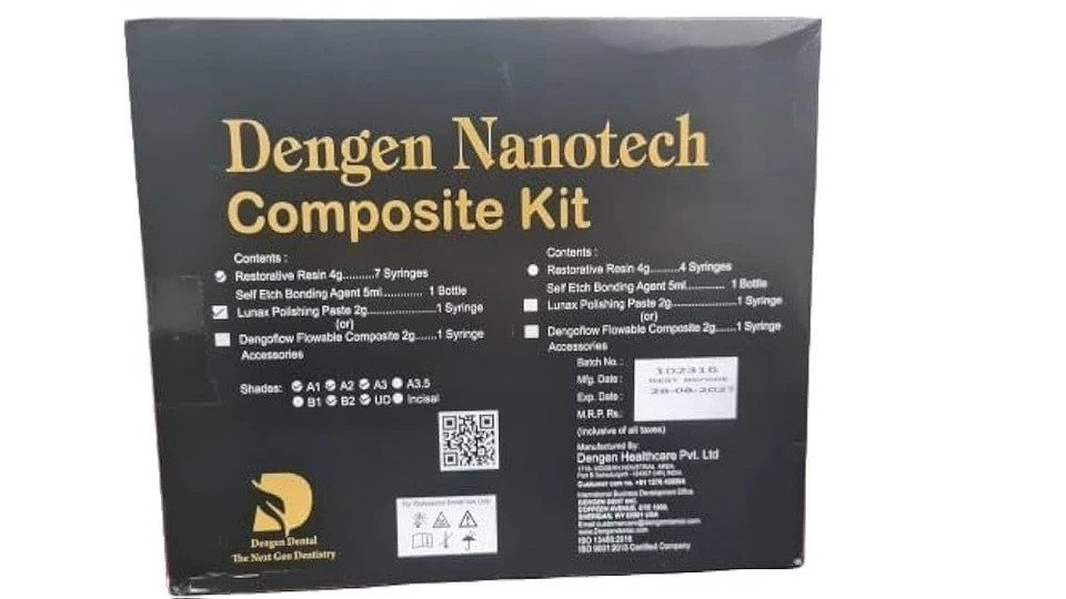 Dental NANOTECH ZIRCONIA Visible Light Cured 7 Composite Bonding Restorative Kit