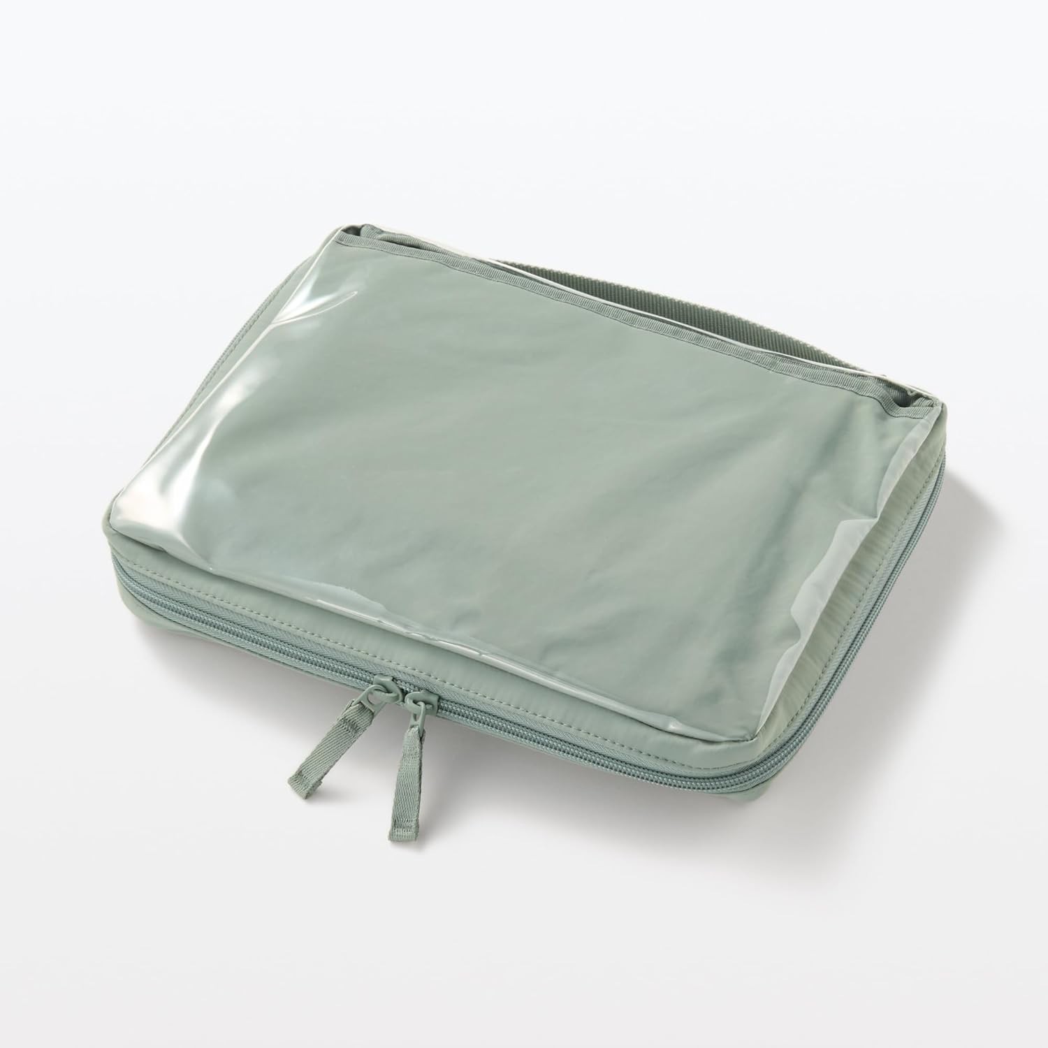 NEW MUJI Pocket-selectable Collection Case A5 Wide Moss Green A