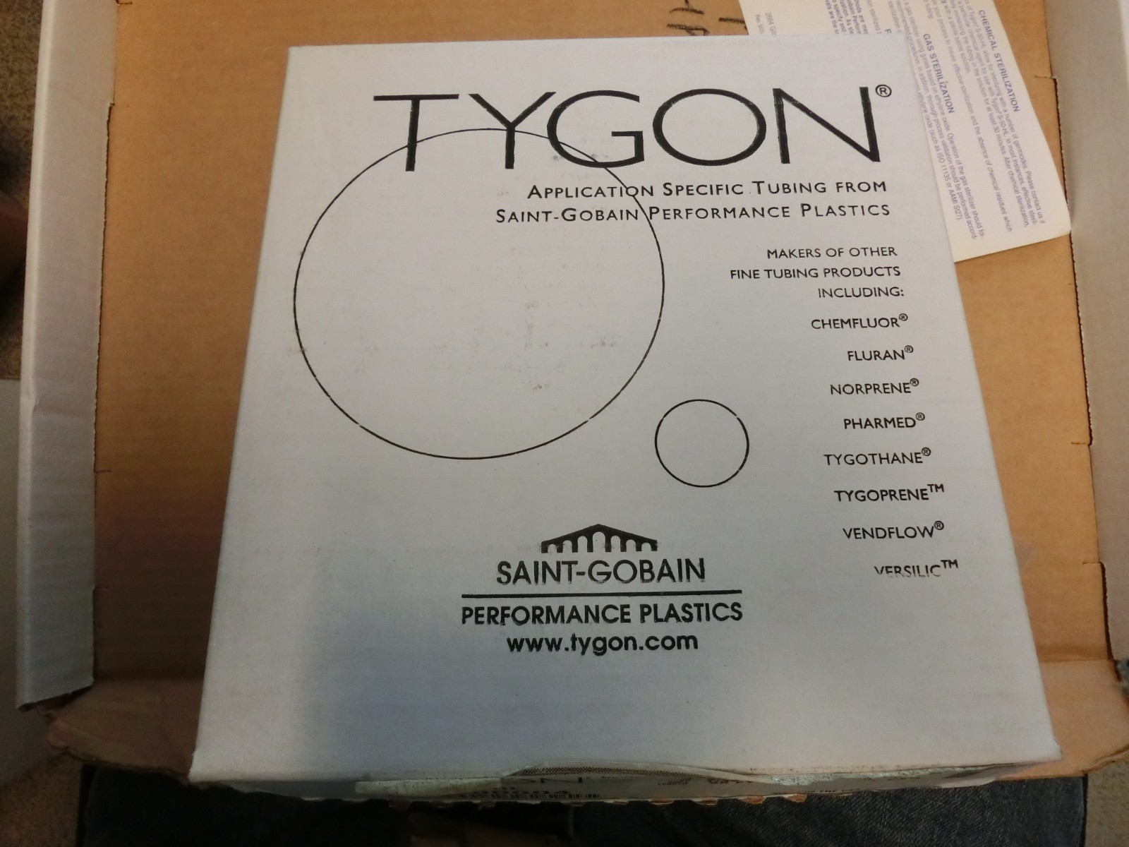 Tygon Tubing 50 ft OD 5/32″ ID 3/32″ AAX00004 S-50-HL
