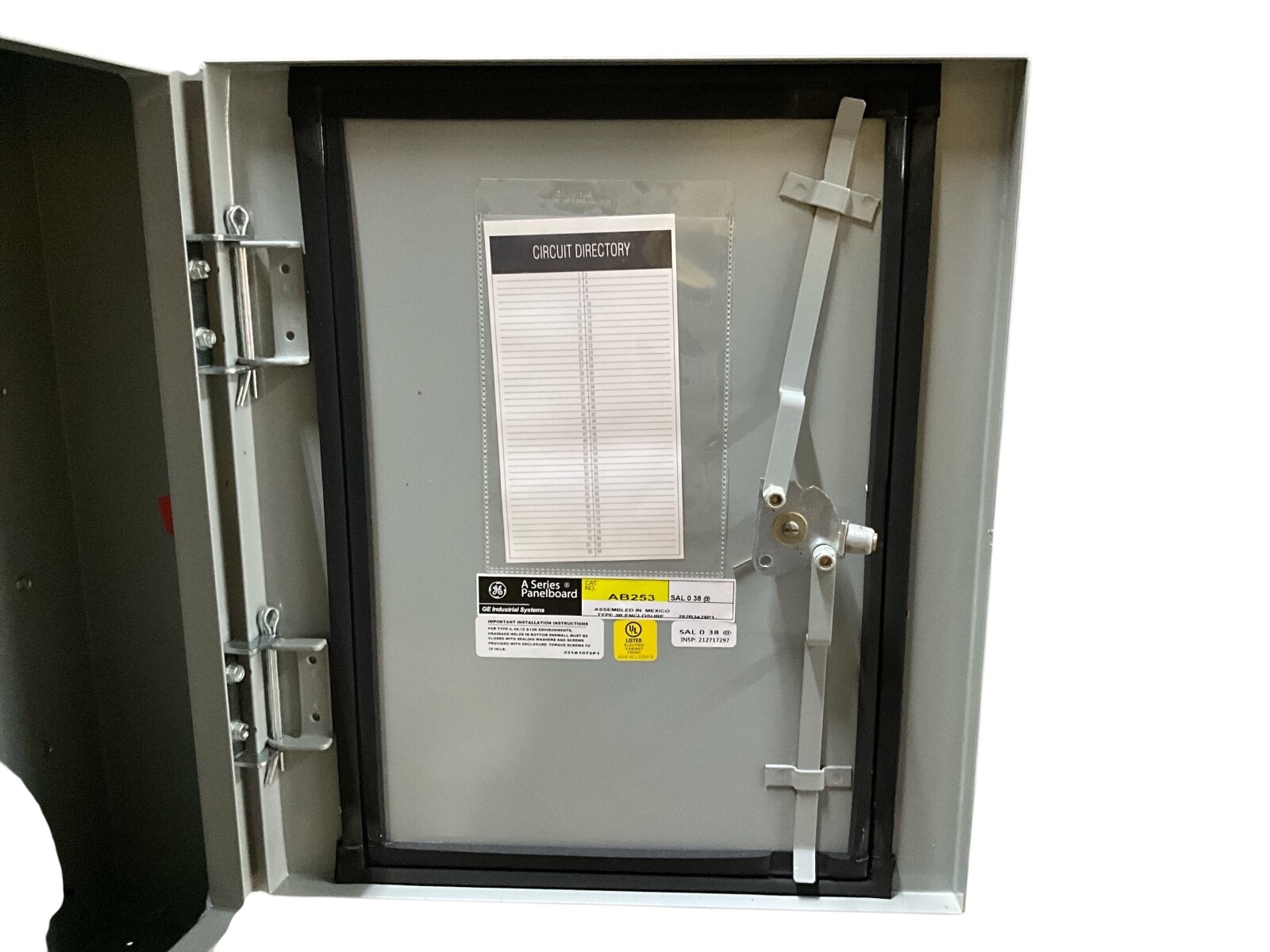 GE A-Series™ AB253 Panelboard Enclosure, NEMA 3R NEMA Rating, Steel
