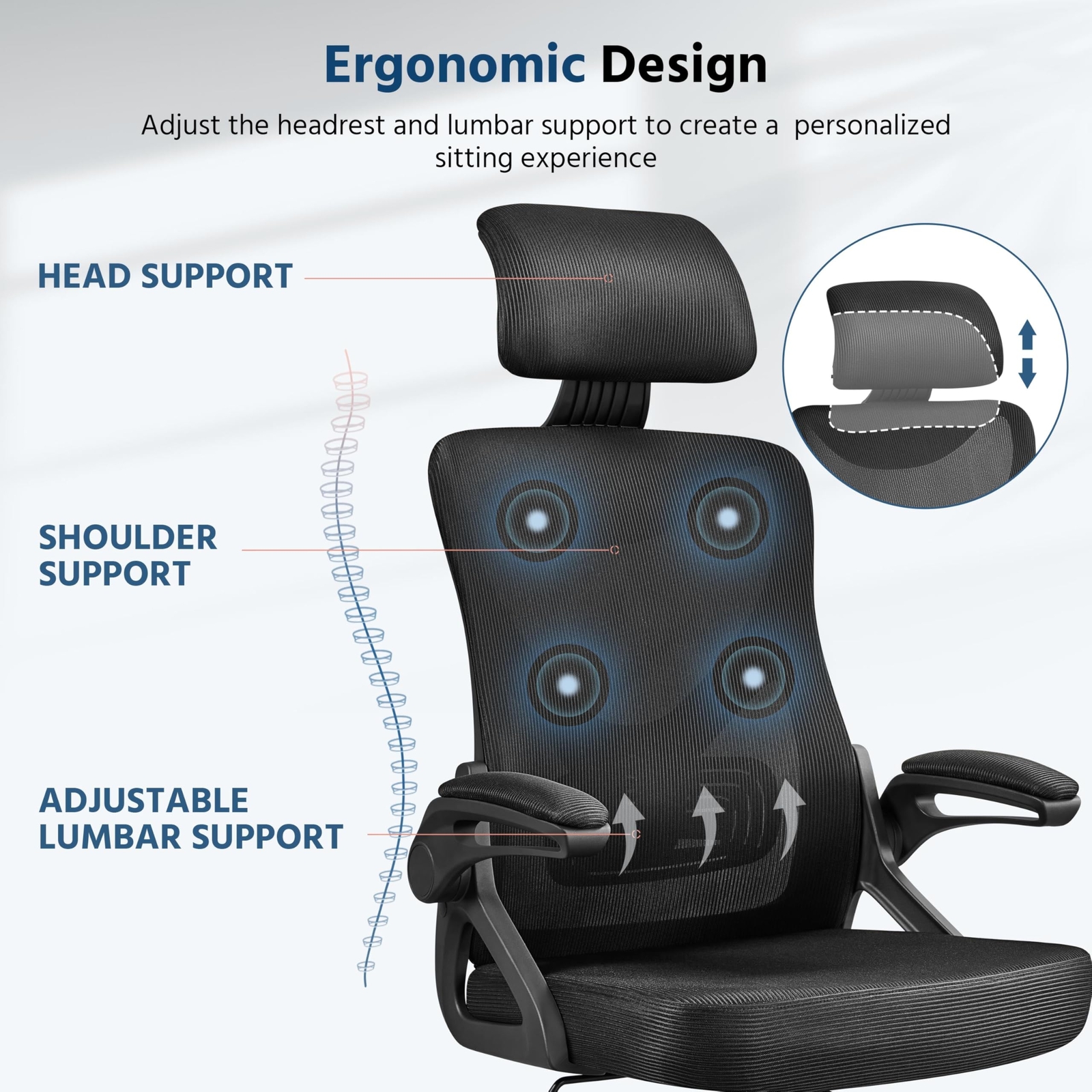 Silla De Oficina Escritorio Ergonomica Ajustable Comoda Moderna Barata En Oferta