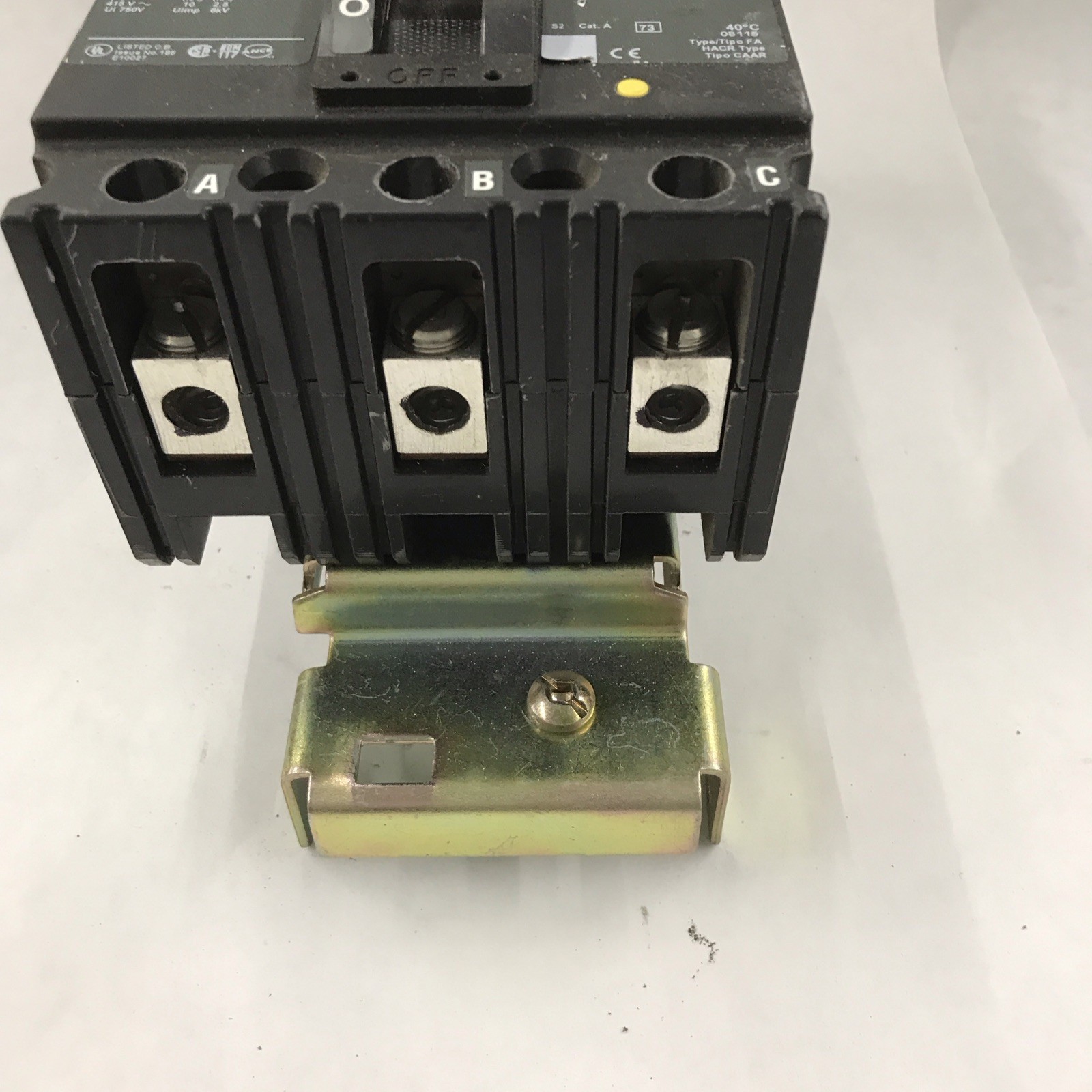SQUARE D FA34100 FA I-LINE 3 POLE 100 AMP 480v CIRCUIT BREAKER
